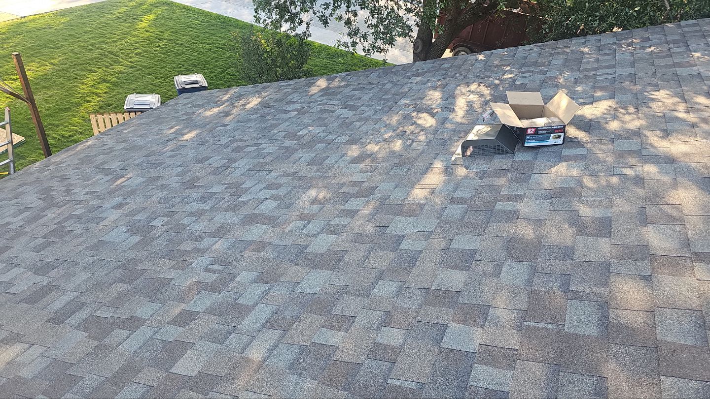 Lake Highlands Roof Replacement Below 4/12 Pitch by Bert Roofing Inc