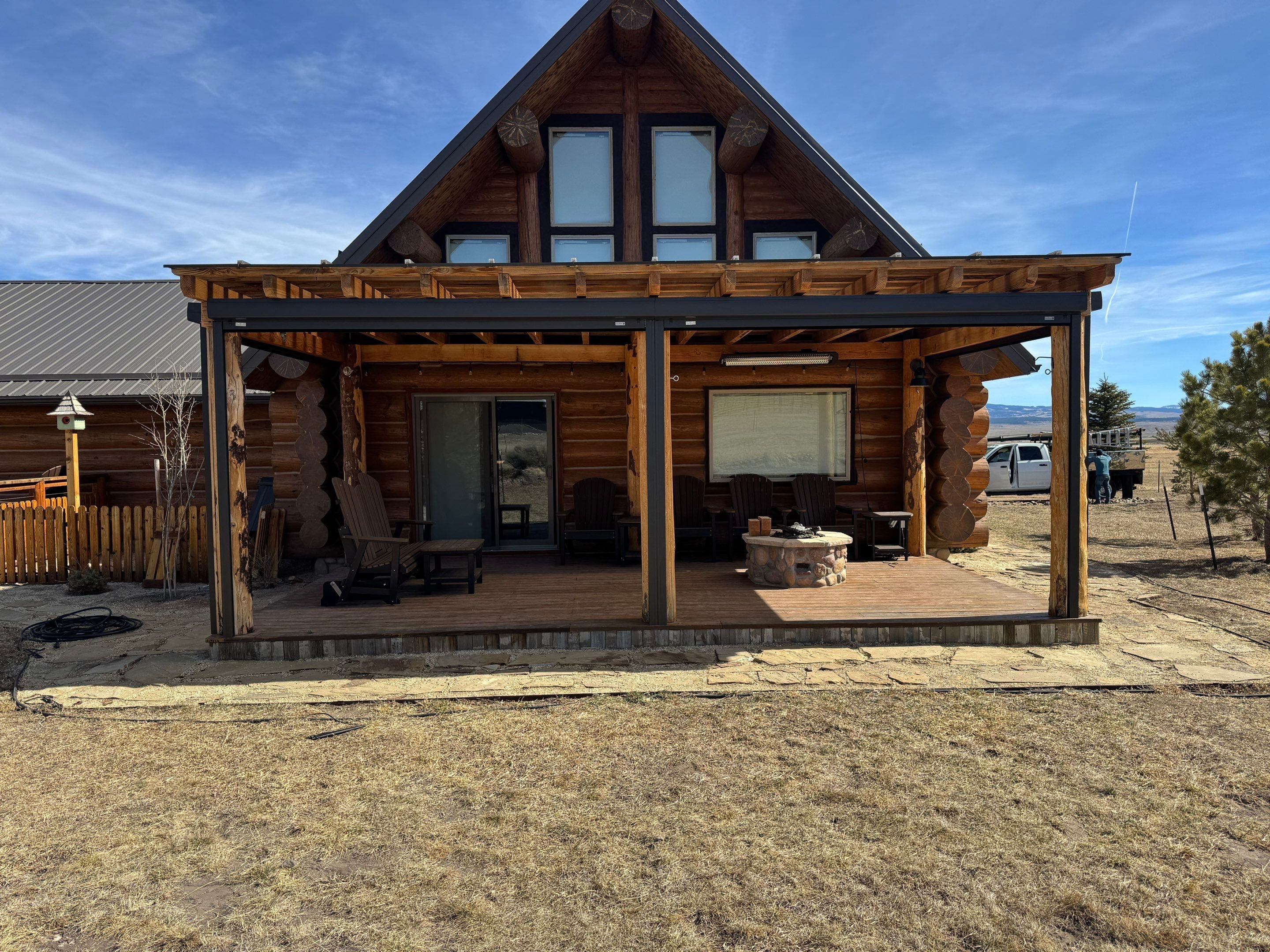 Motorized Screens using Progressive MagnaTrack Screens by Outdoor Solutions Colorado