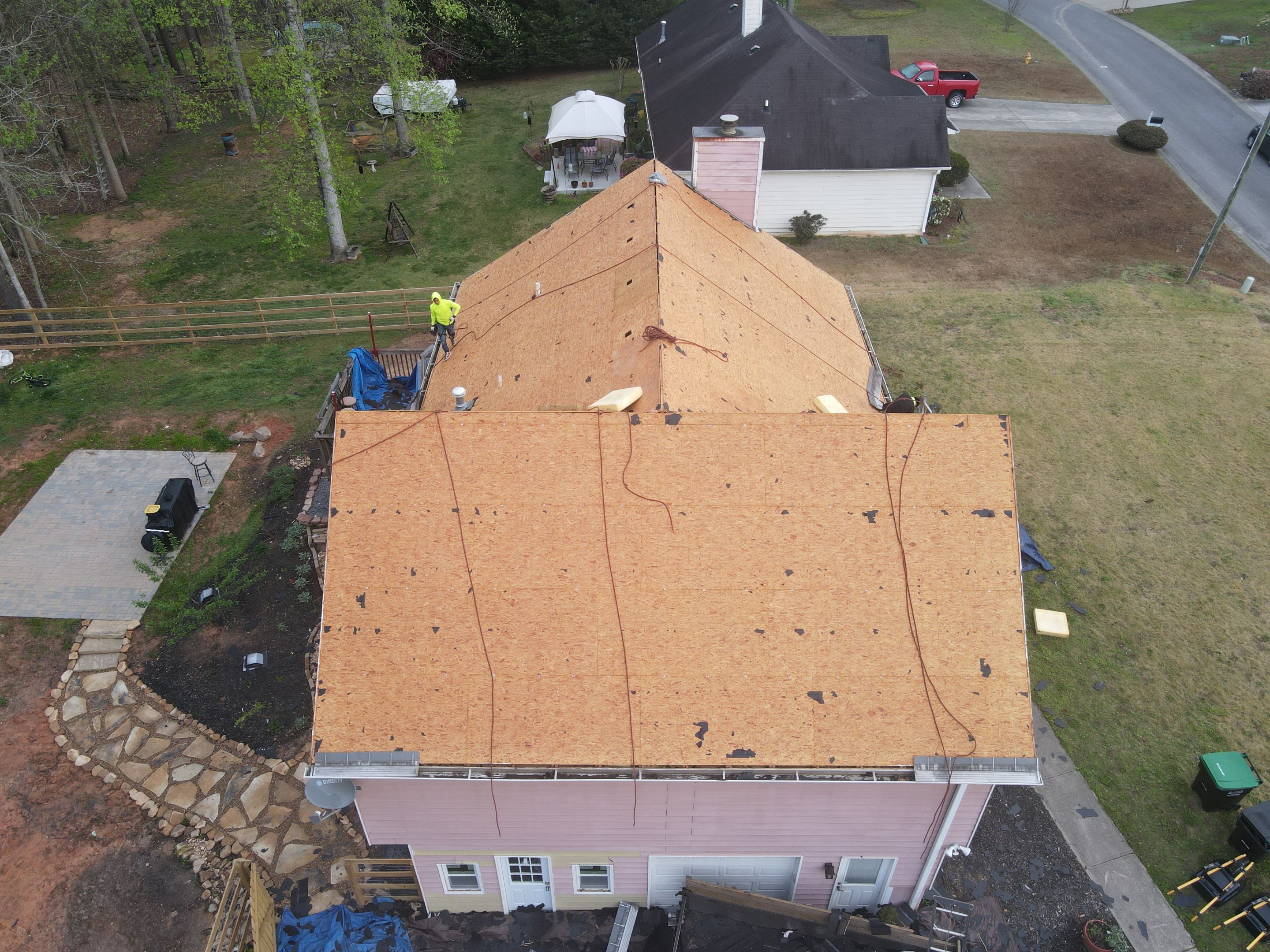 Residential Roofing Installation using Owens Corning by Inspector Roofing and Restoration