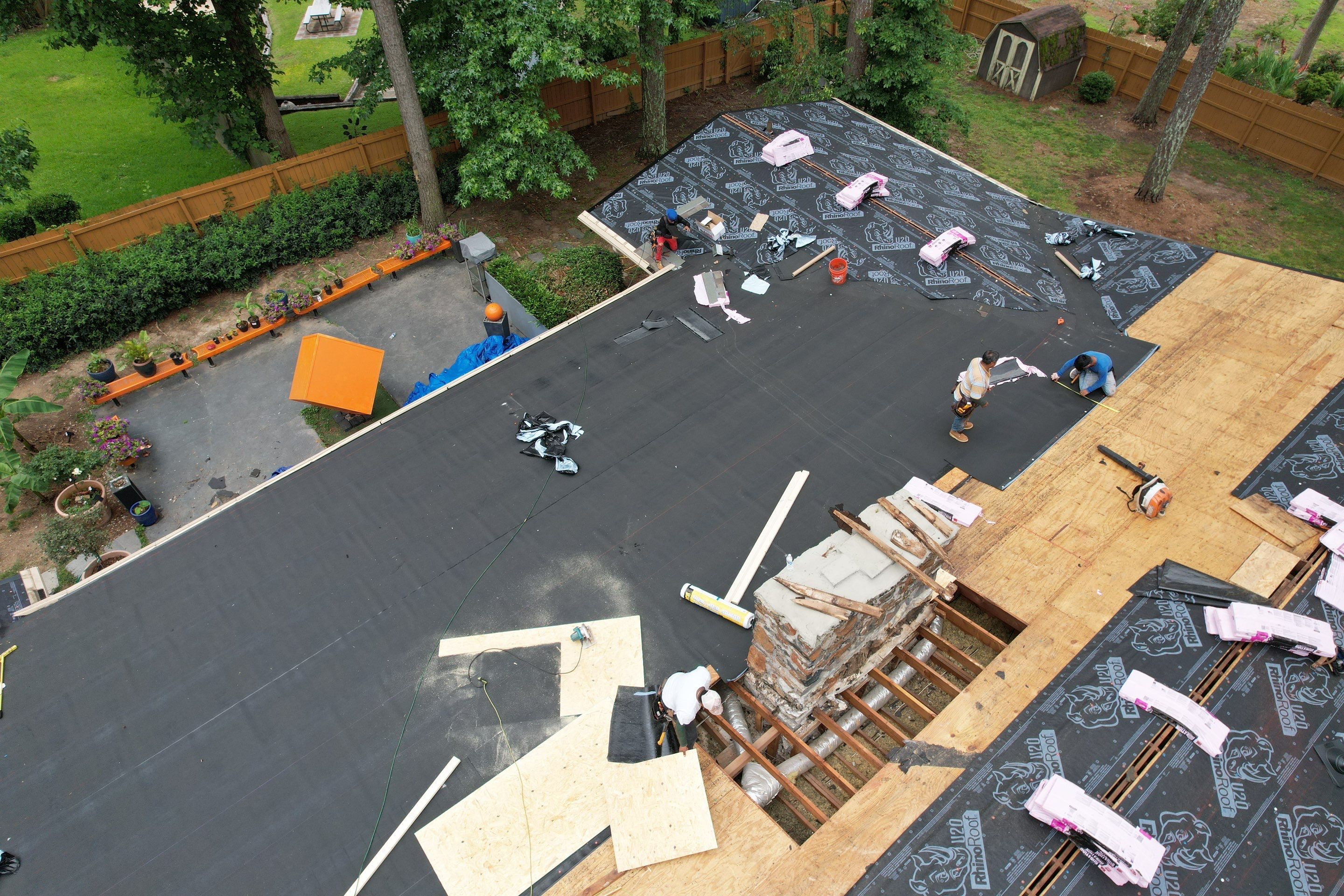 Residential Roofing Installation using Owens Corning by Inspector Roofing and Restoration