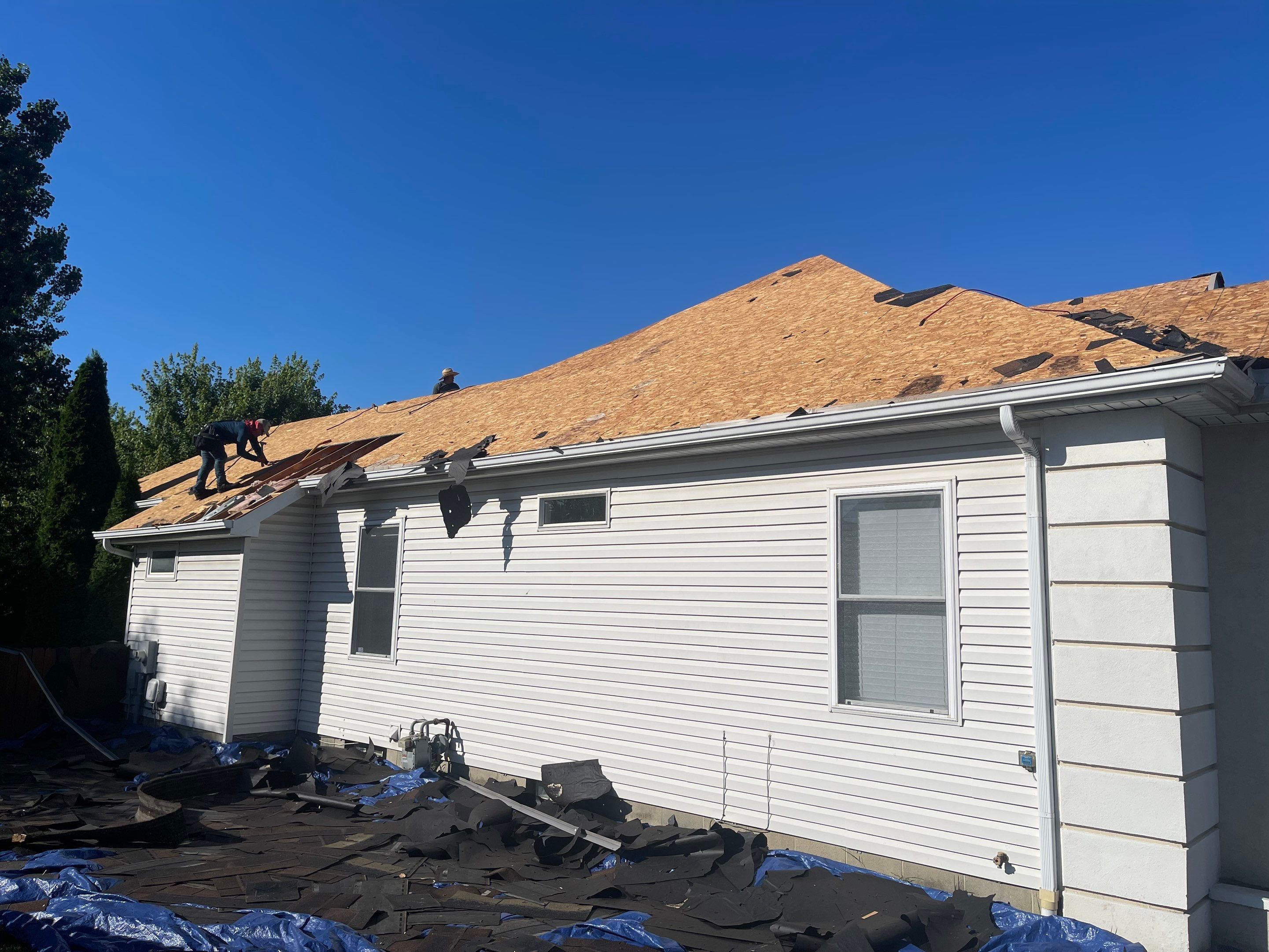 Residential Roofing Installation using IKO dimensional shingles by SOS Home Ohio 