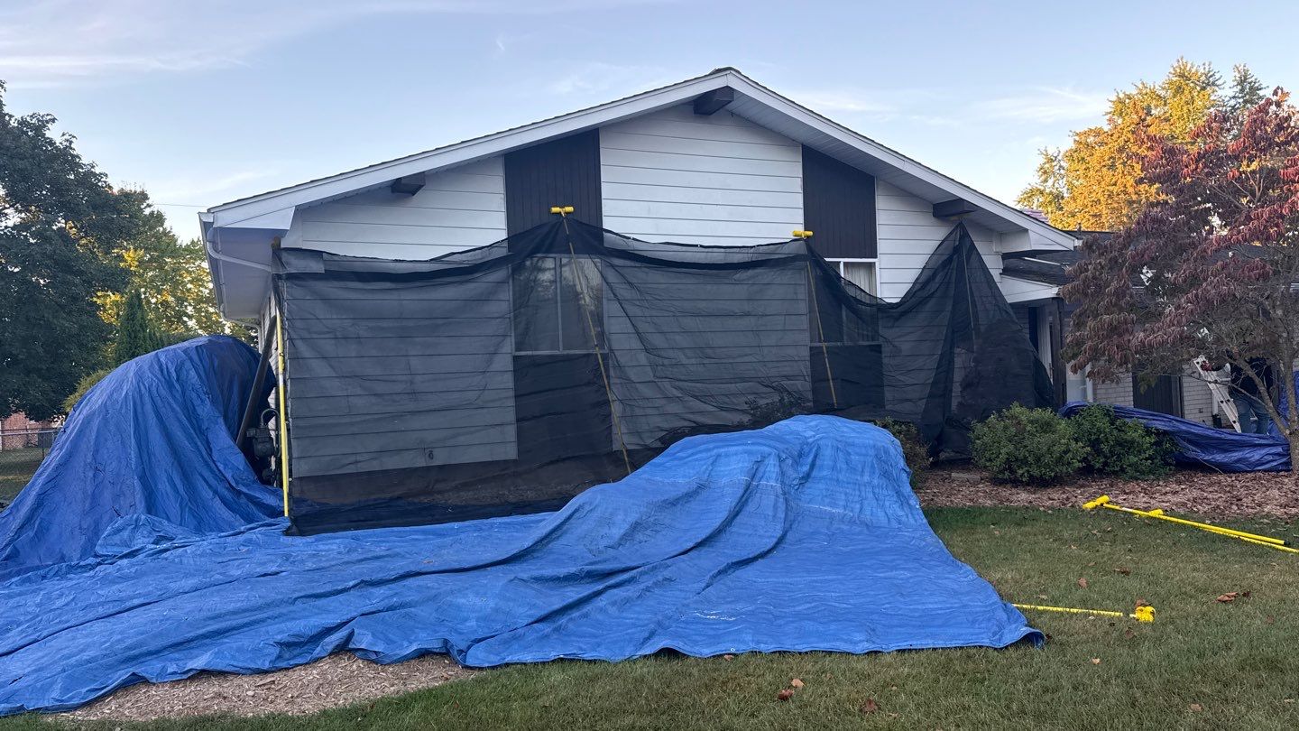 Roof Replacement using Owens Corning Williamsburg Grey by 180 Contractors