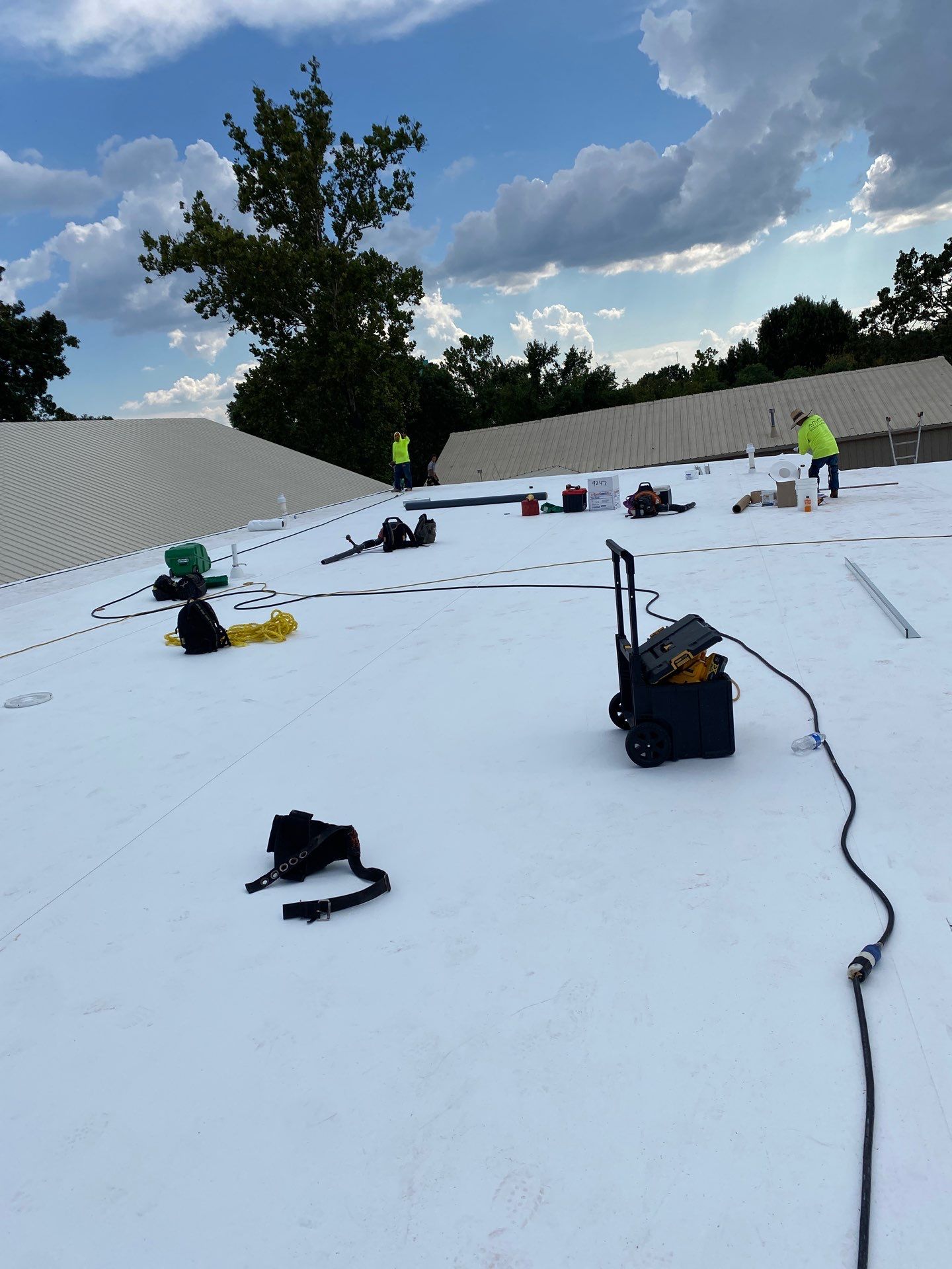 New GAF TPO Install  by Redeemed Roofing Systems