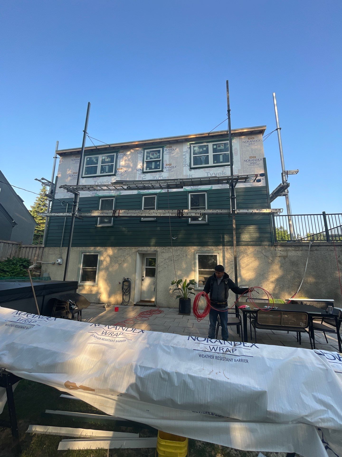 St. Louis Park Roof & Siding Replacement – LP Smartside, Mule-Hide Modified Bitumen, Edco Soffit & Fascia by First Impressions Exteriors