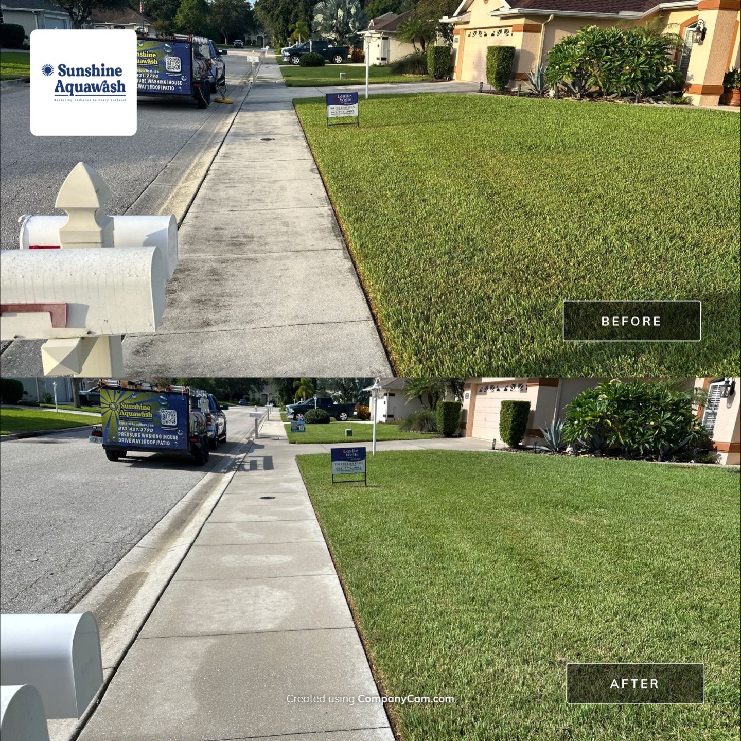 🏡 Pre-Sale House & Driveway Cleaning – Arbor Creek, Palmetto, FL by Sunshine AquaWash