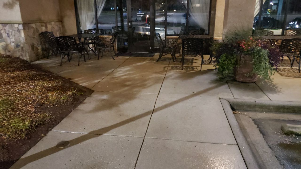 contrete cleaning using cleaner by Power Wash Masters LLC