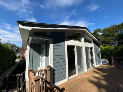 James Hardie Blue-Gray Lap and Board & Batten in Croton-on-Hudson, NY