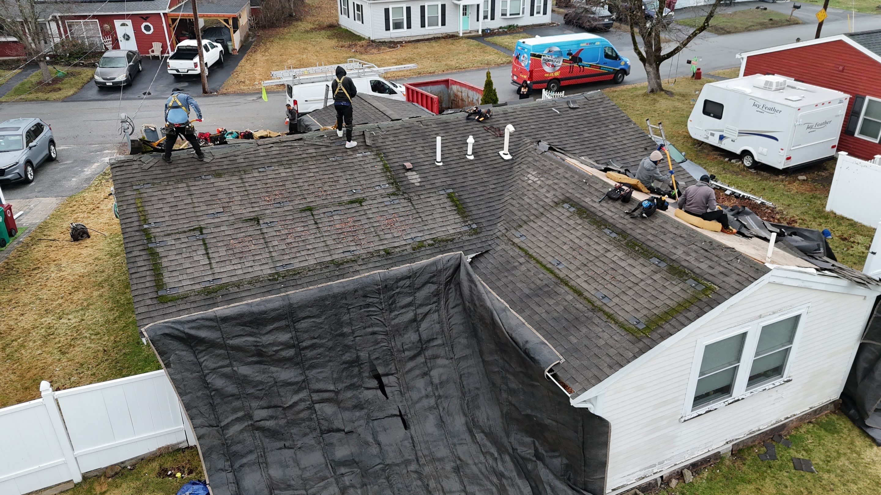 Full Roof Replacement & Complete PVC Trim System in Lowell, MA by Mighty Dog Roofing of Greater Middlesex County