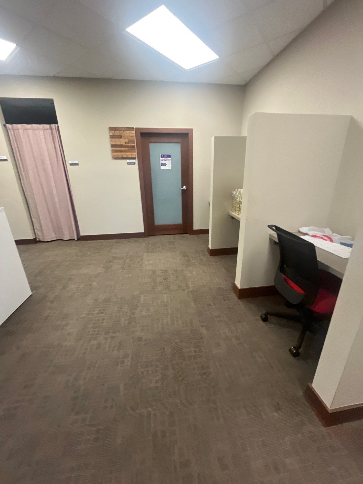 Commercial Office Interior Remodel and Modern Suite Refresh in Sioux Falls by Select Painting, Coatings & Garage Cabinets