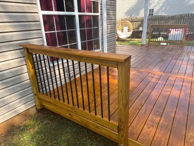 Wood Deck using Wood Sealant