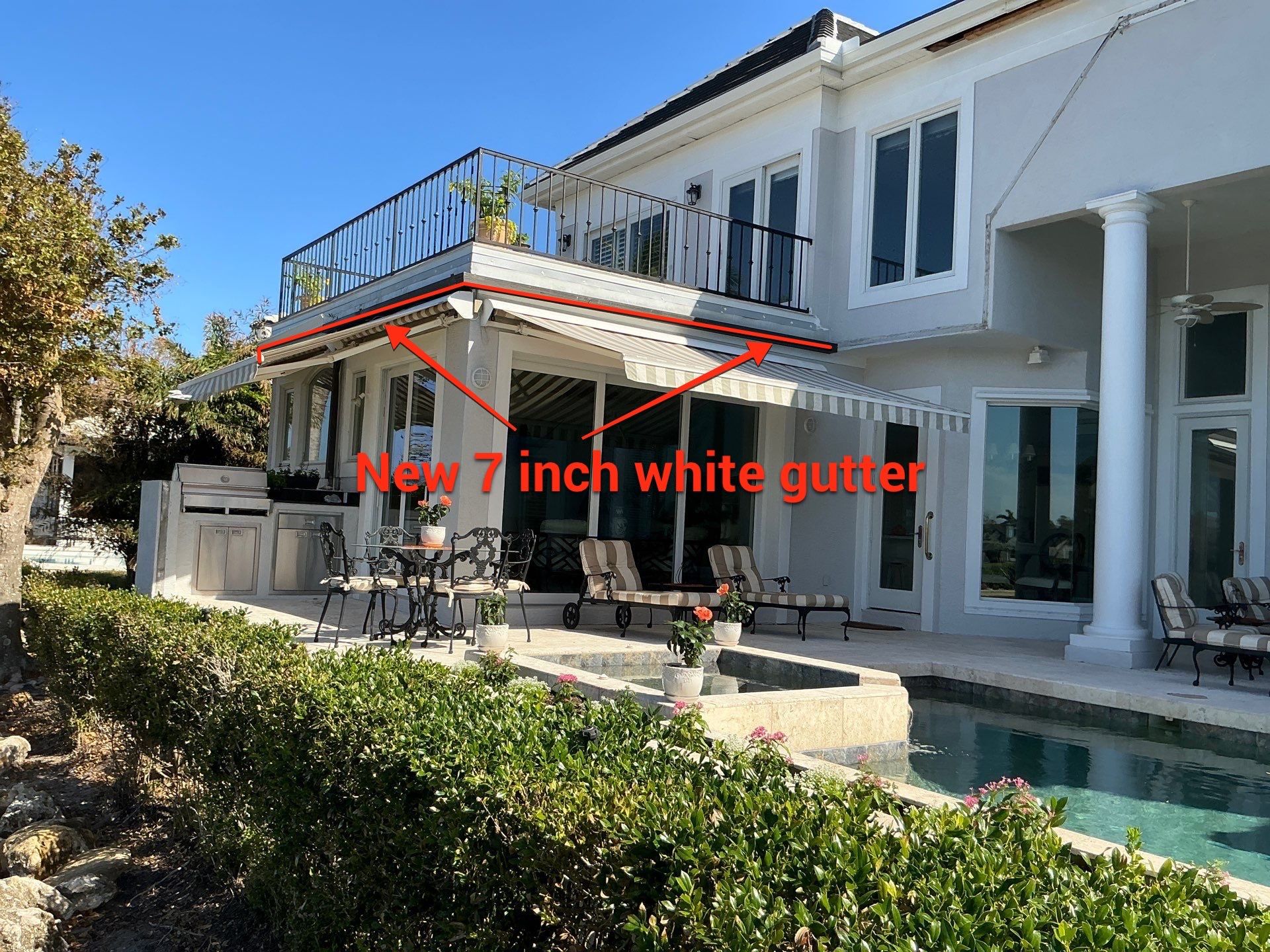 Premium Soffit and Fascia Renovation in Longboat Key FL by Gutter Professors