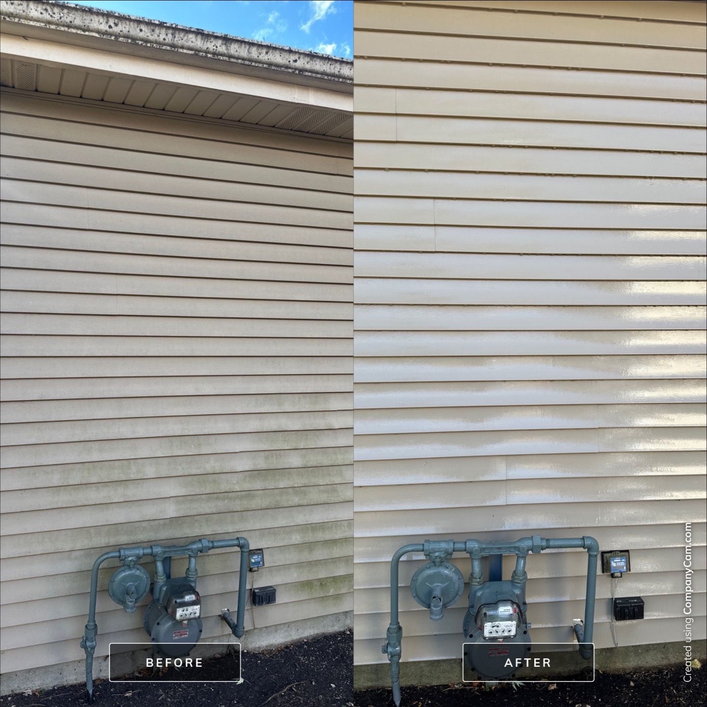 Project in Arlington Heights by Simmons Power & Soft Washing