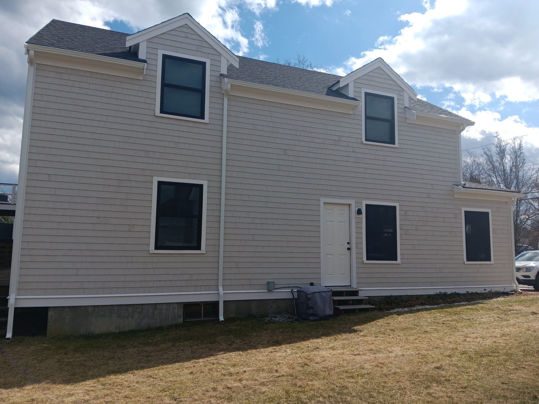 Gutter Installation using 5" K-Style Aluminum Gutter in Marshfield, MA by Gutter Pro Enterprises