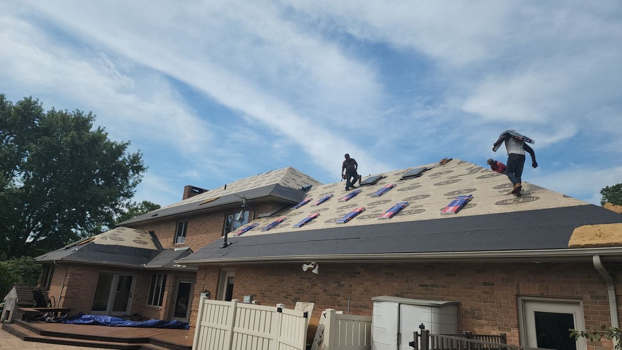 Residential Roofing Repair using GAF Timberline HDZ Shakewood by Nitro Roofing and Construction