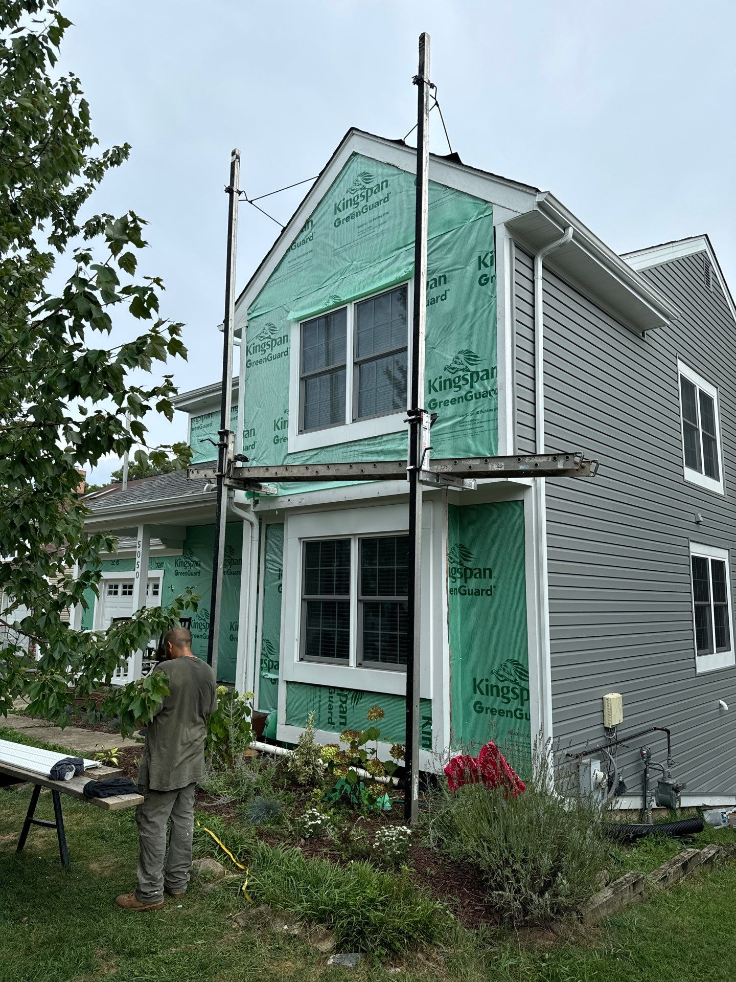 New Prodigy siding with One-piece insulated siding system & Exterior painting   by Alpha Design Services