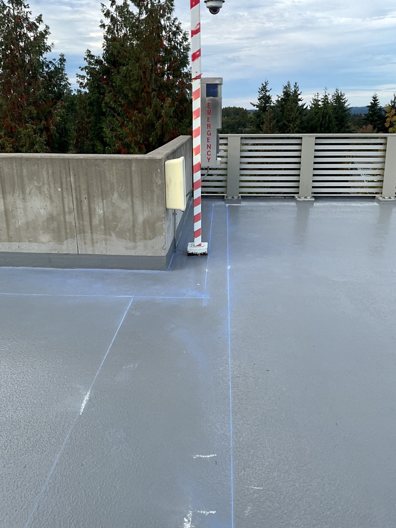 Corti Construction | Striping for Concrete Parking Lot by Jireh Asphalt & Concrete Inc 