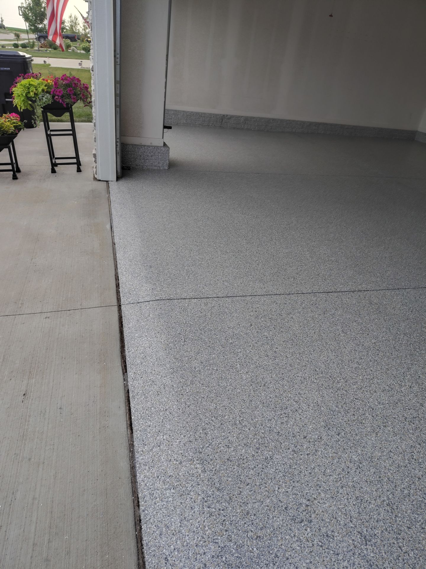 Polyaspartic Garage Floor Coating in Waukee, Iowa by Revival Concrete Coatings