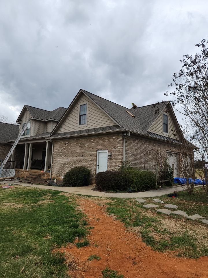 GAF Weathered Wood and Custom Copper by Just In Time Roofing and Restoration