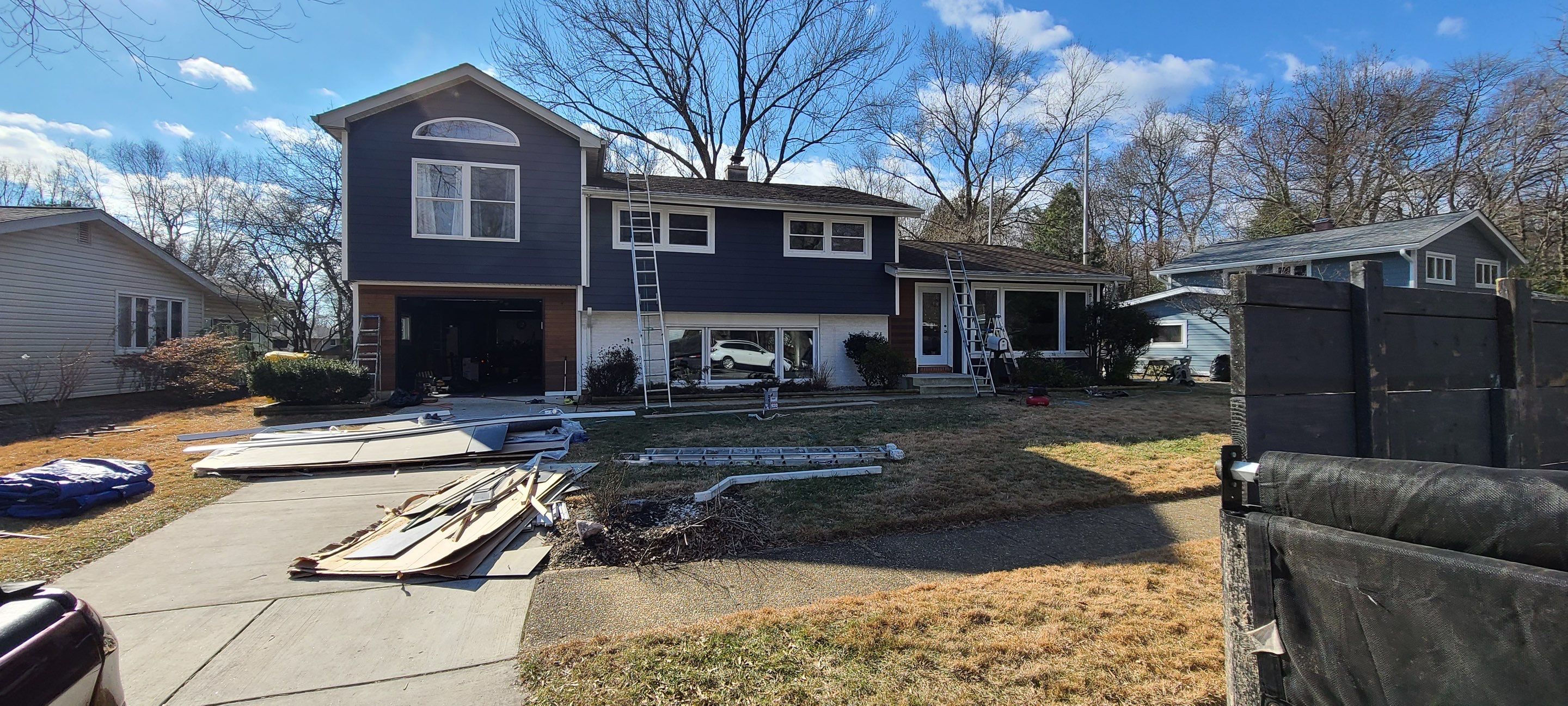 Siding Installation using James Hardie Siding with IPE accents by Window Depot of Annapolis
