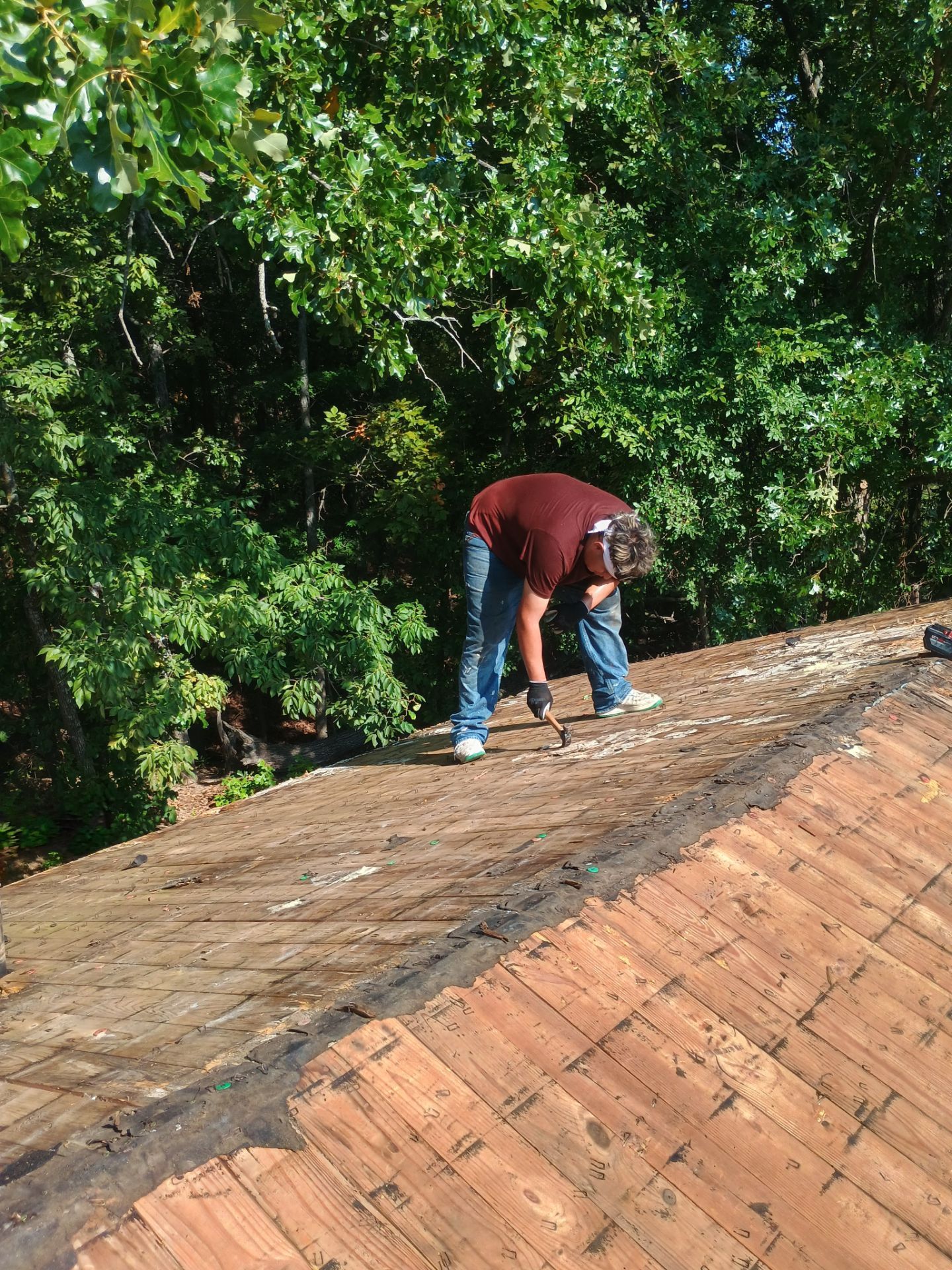 Metal Roof Replacement for Public Park Facility in Sulphur by BANA Roofing and Solar Supply