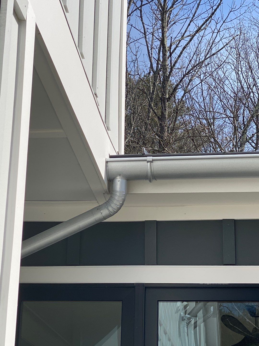 Gutter Installation using 6" Half Round Galvalume Gutter in Wayland, MA by Gutter Pro Enterprises