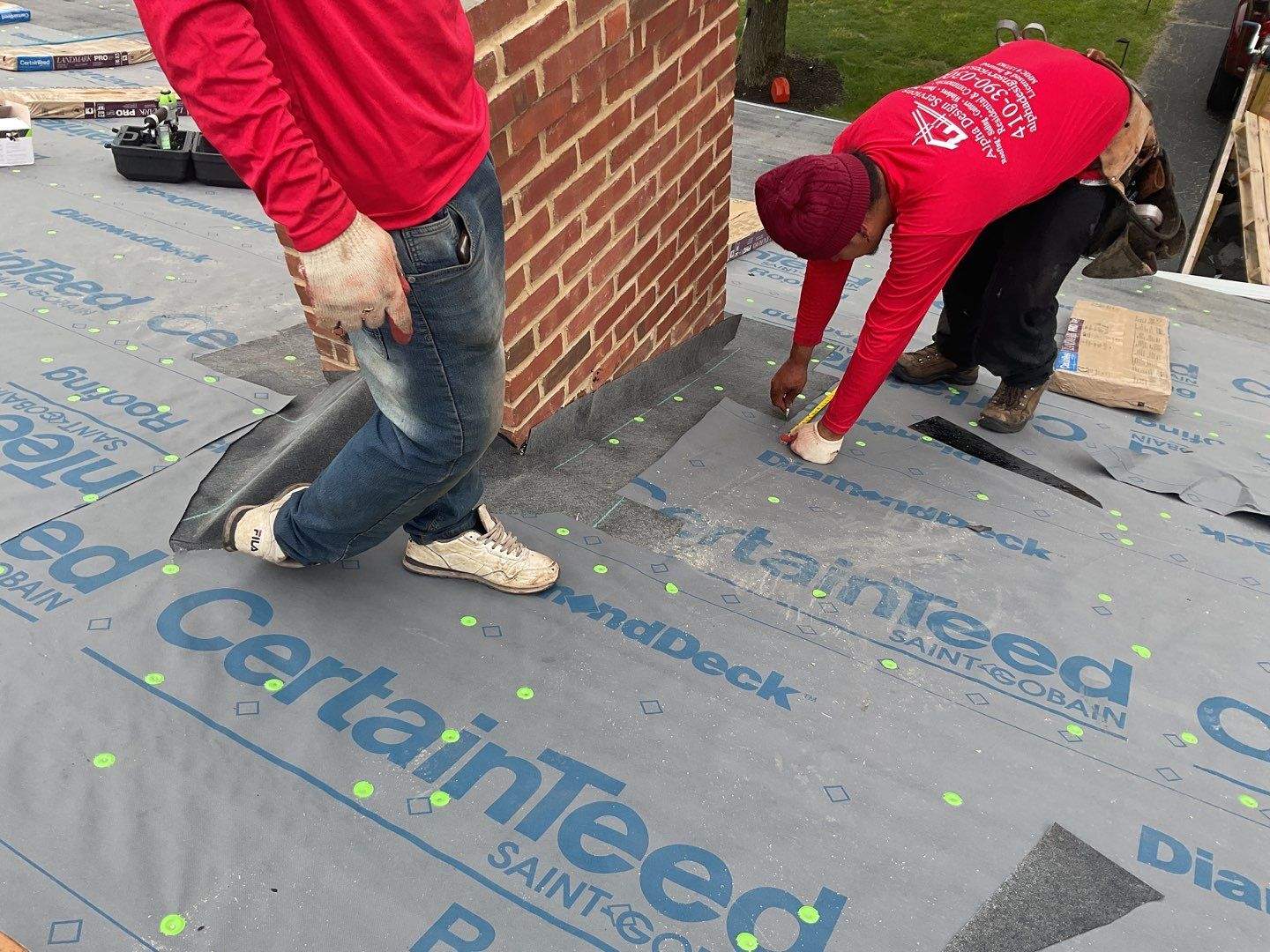 Residential Roofing Installation using CertainTeed Shingles by Alpha Design Services