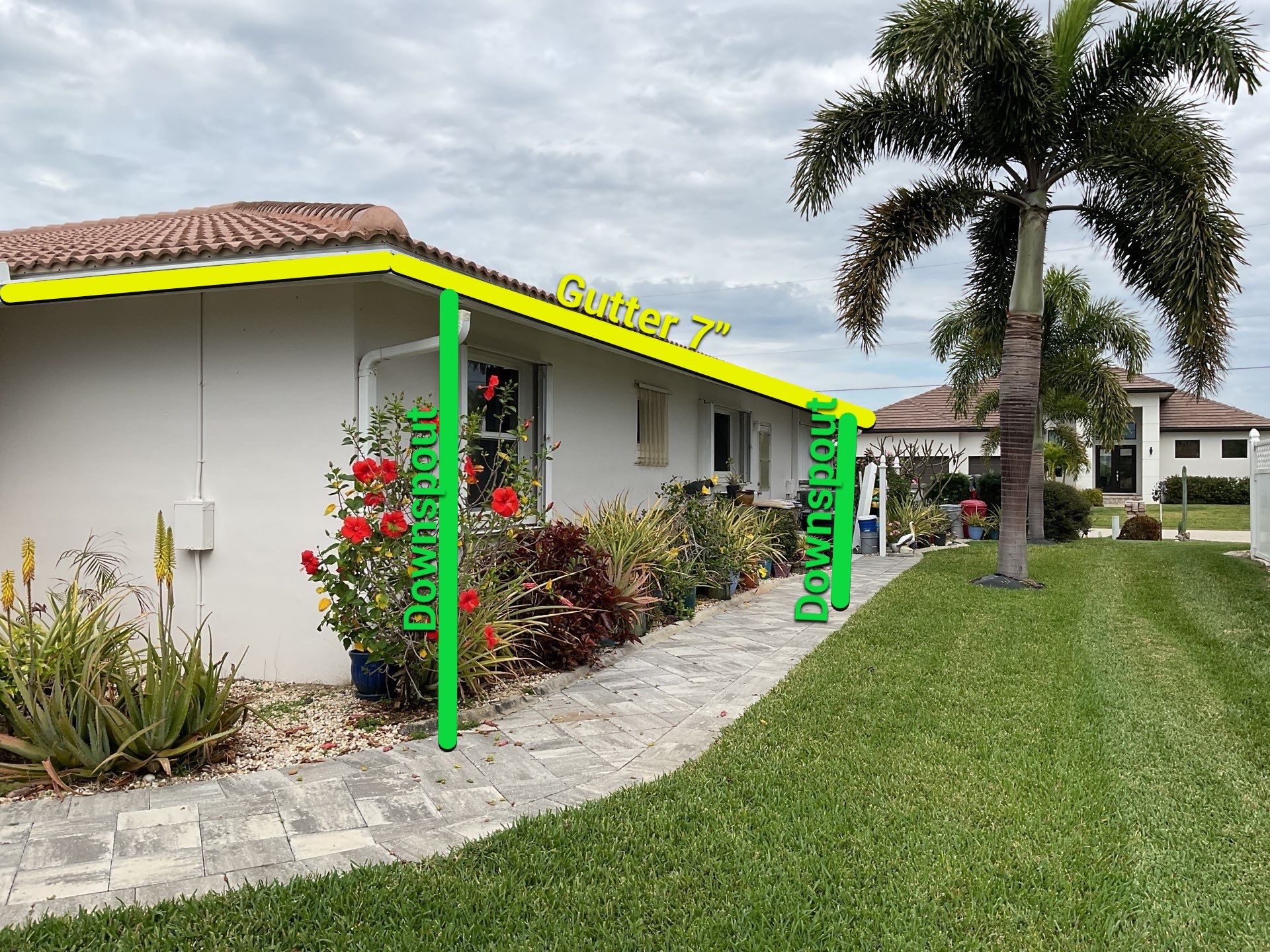 7-Inch Seamless Gutters for Punta Gorda FL by Gutter Professors