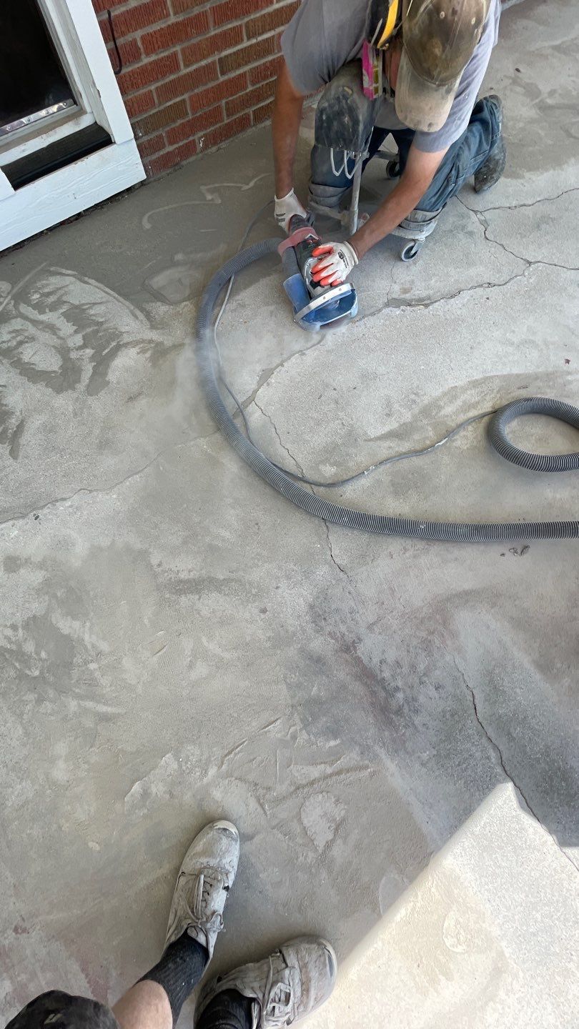 Patio Transformation using Echo 1/4" Chip by Croc Coatings, LLC