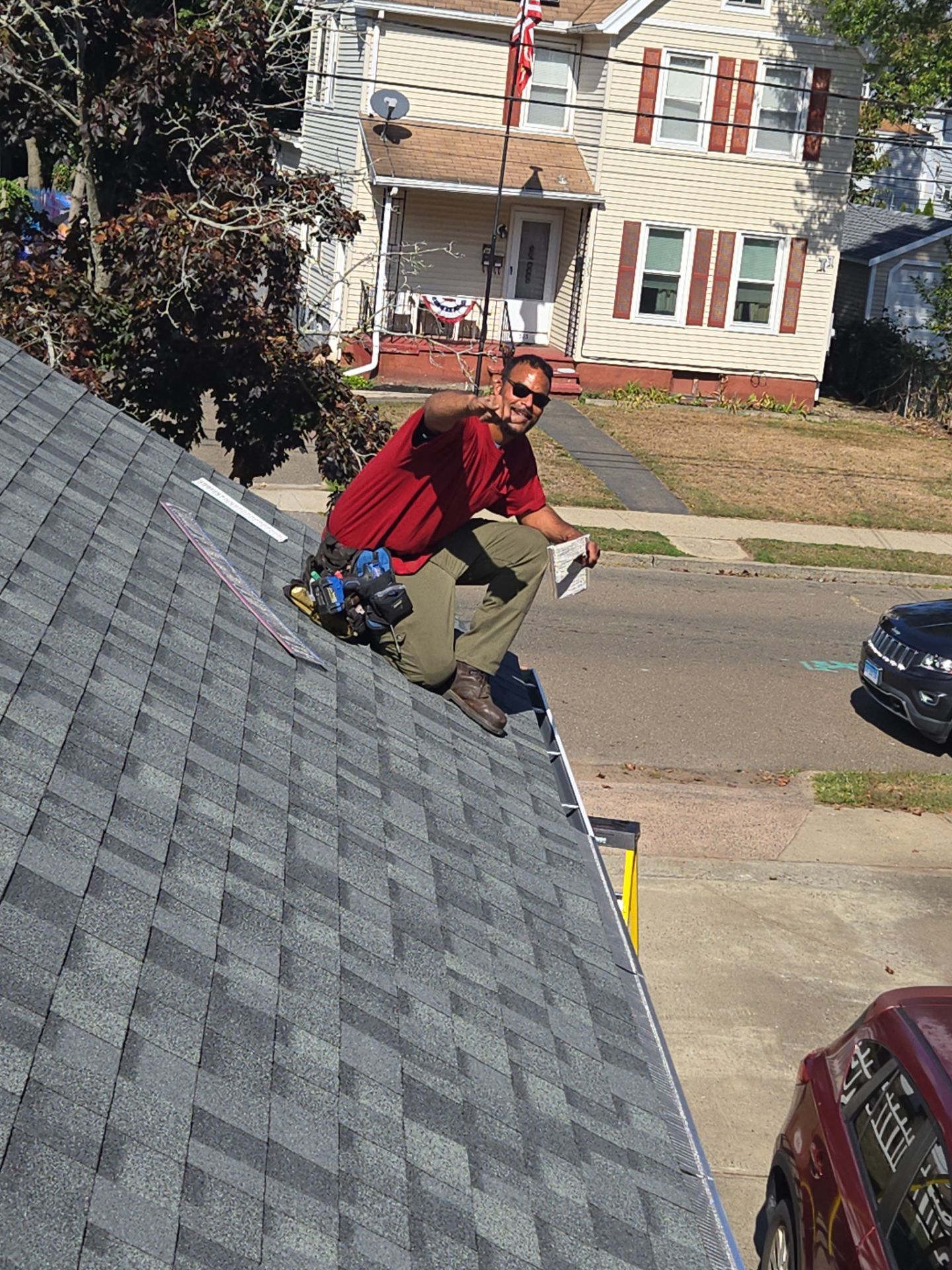 Residential Roofing Installation using Owens Corning TruDefinition Duration - Estate Gray by A Plus Exterior