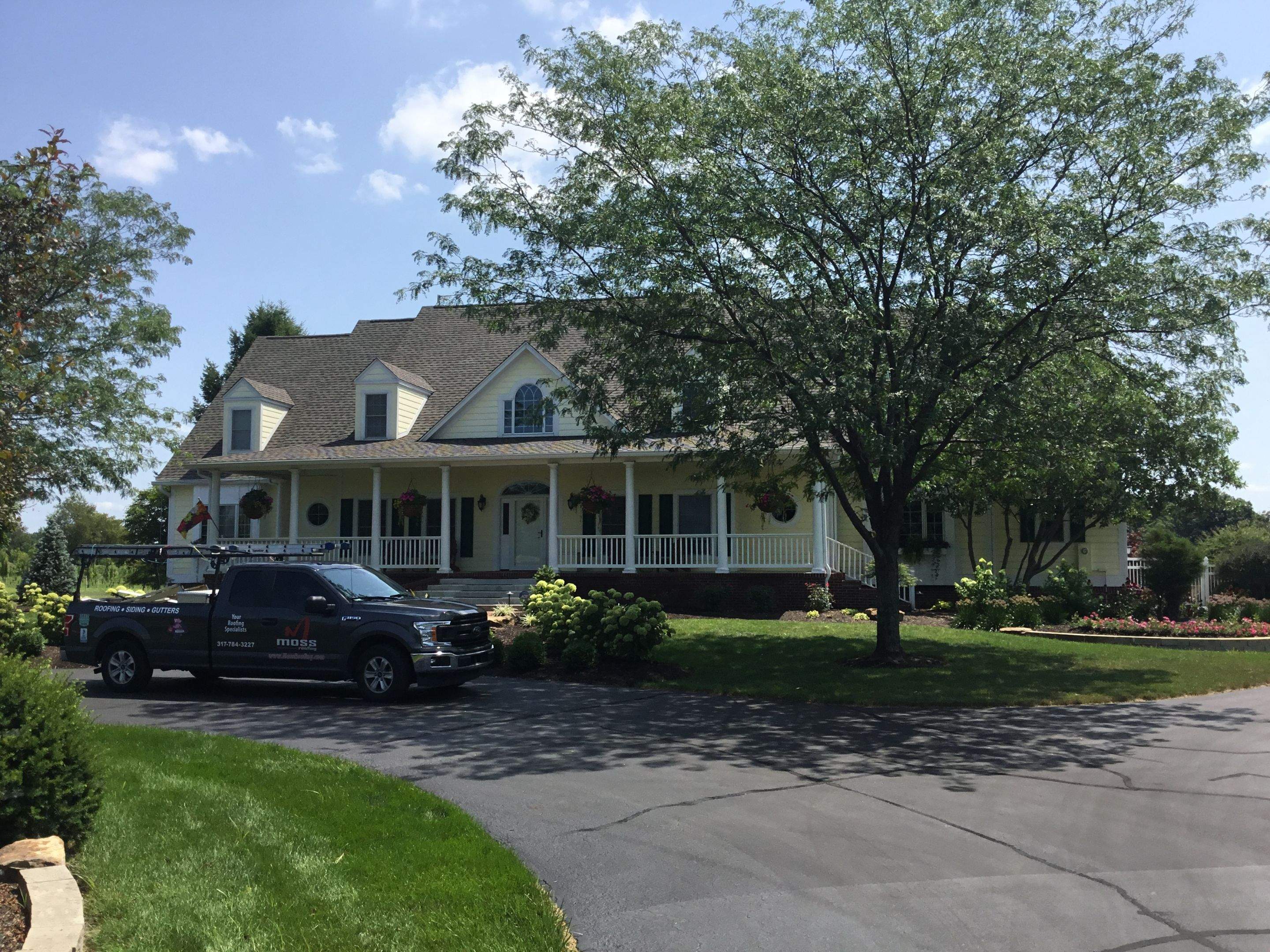 Project in Sheridan by Moss Roofing