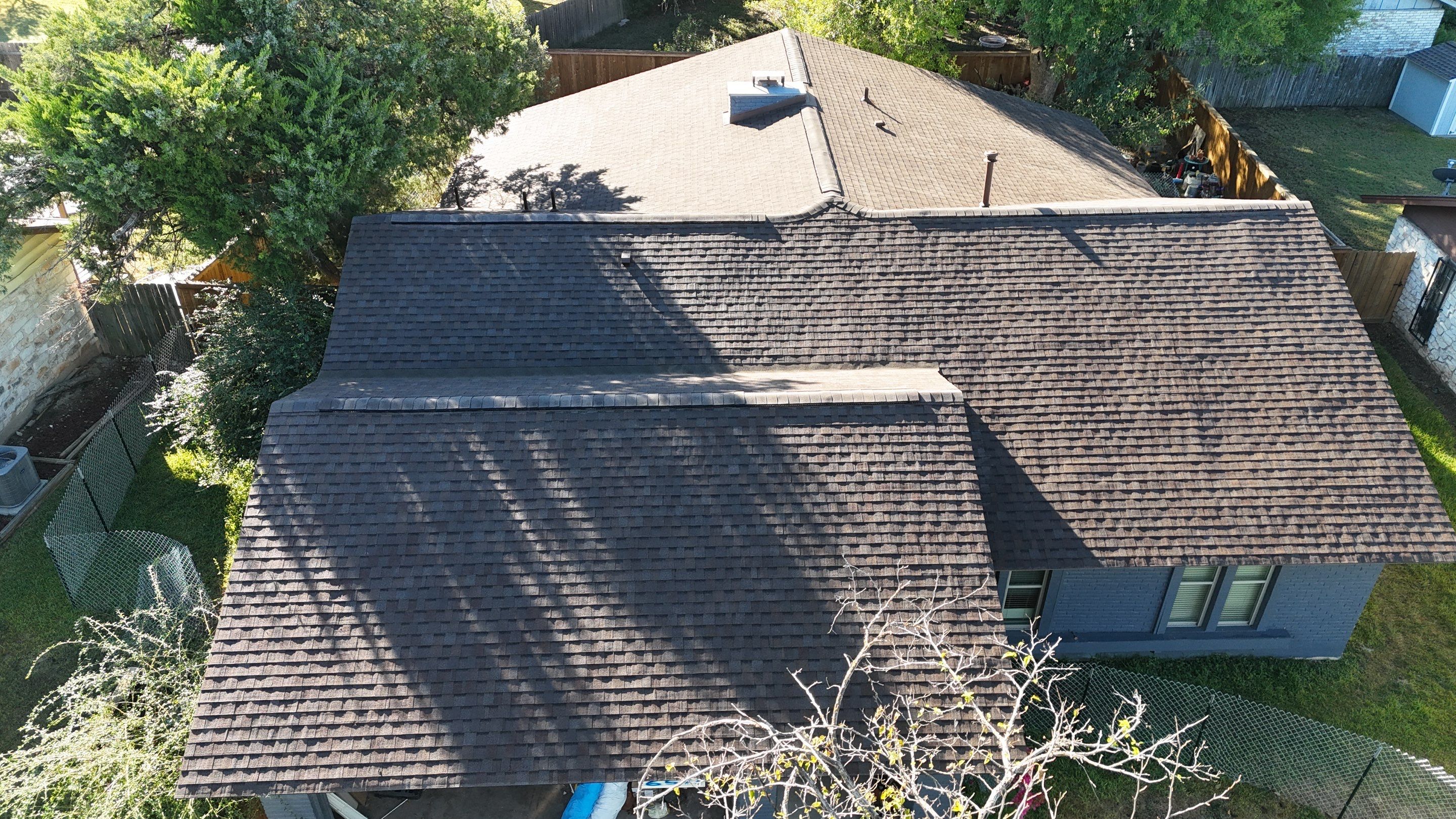 Residential Roof Replacement using TAMKO - Titan - Rustic Slate by Action Exteriors Austin