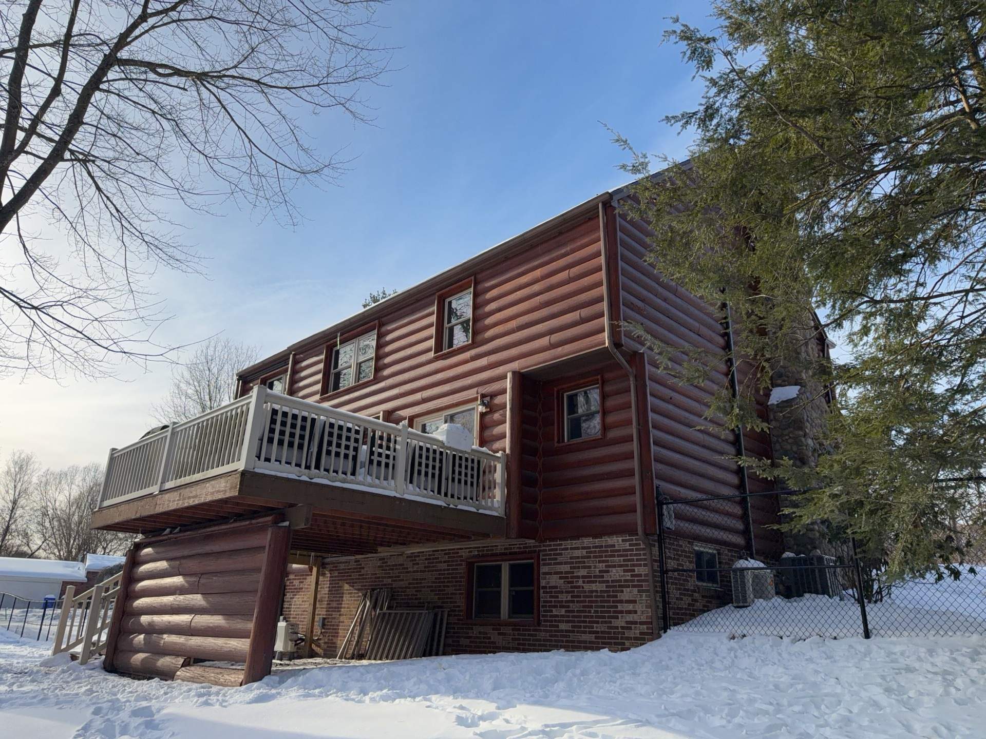 Wood Log Cabin to Everlast by Ideal Siding Pittsburgh