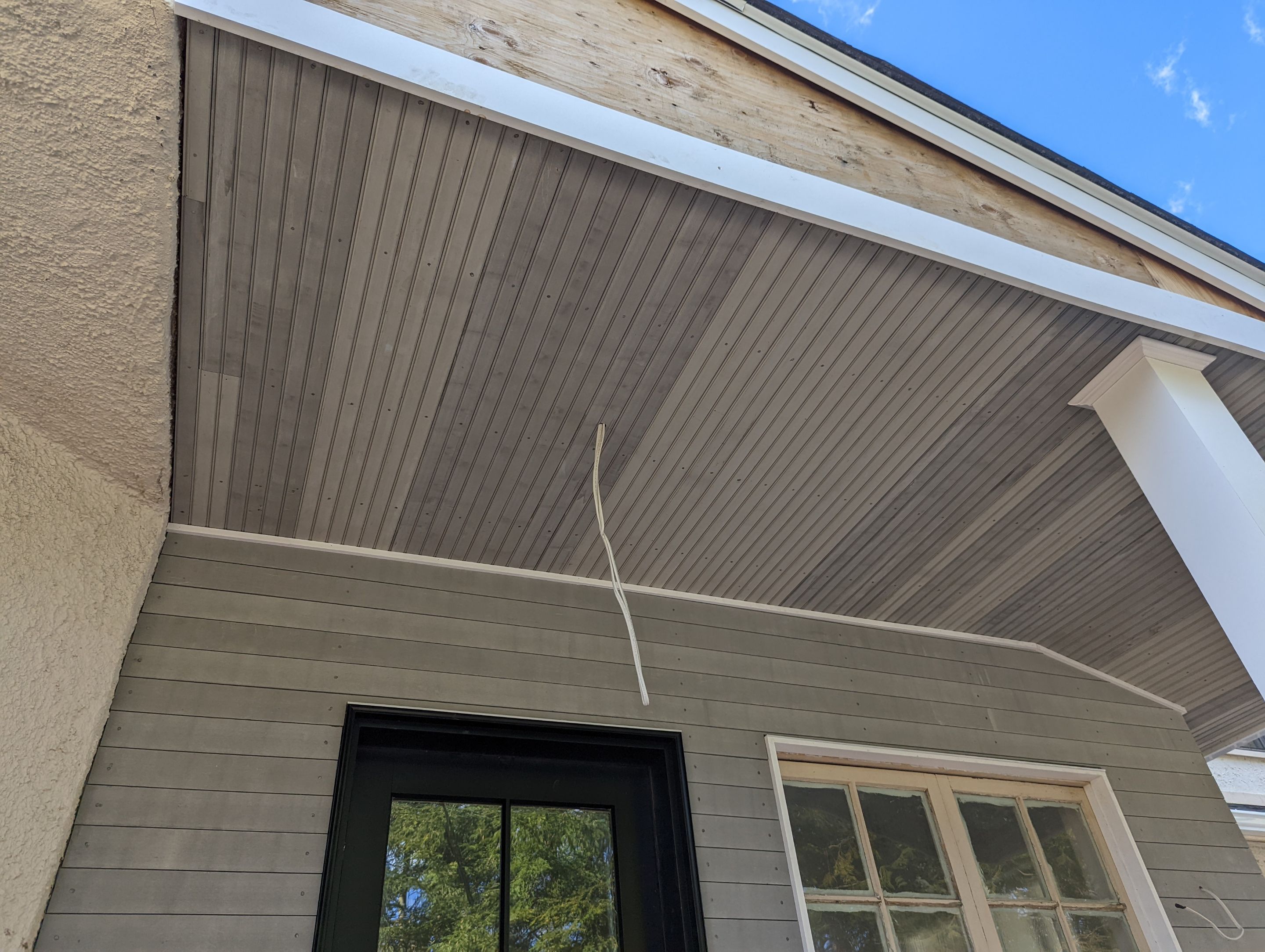 In progress: Exterior renovation in Wellesley MA by UBrothers Construction