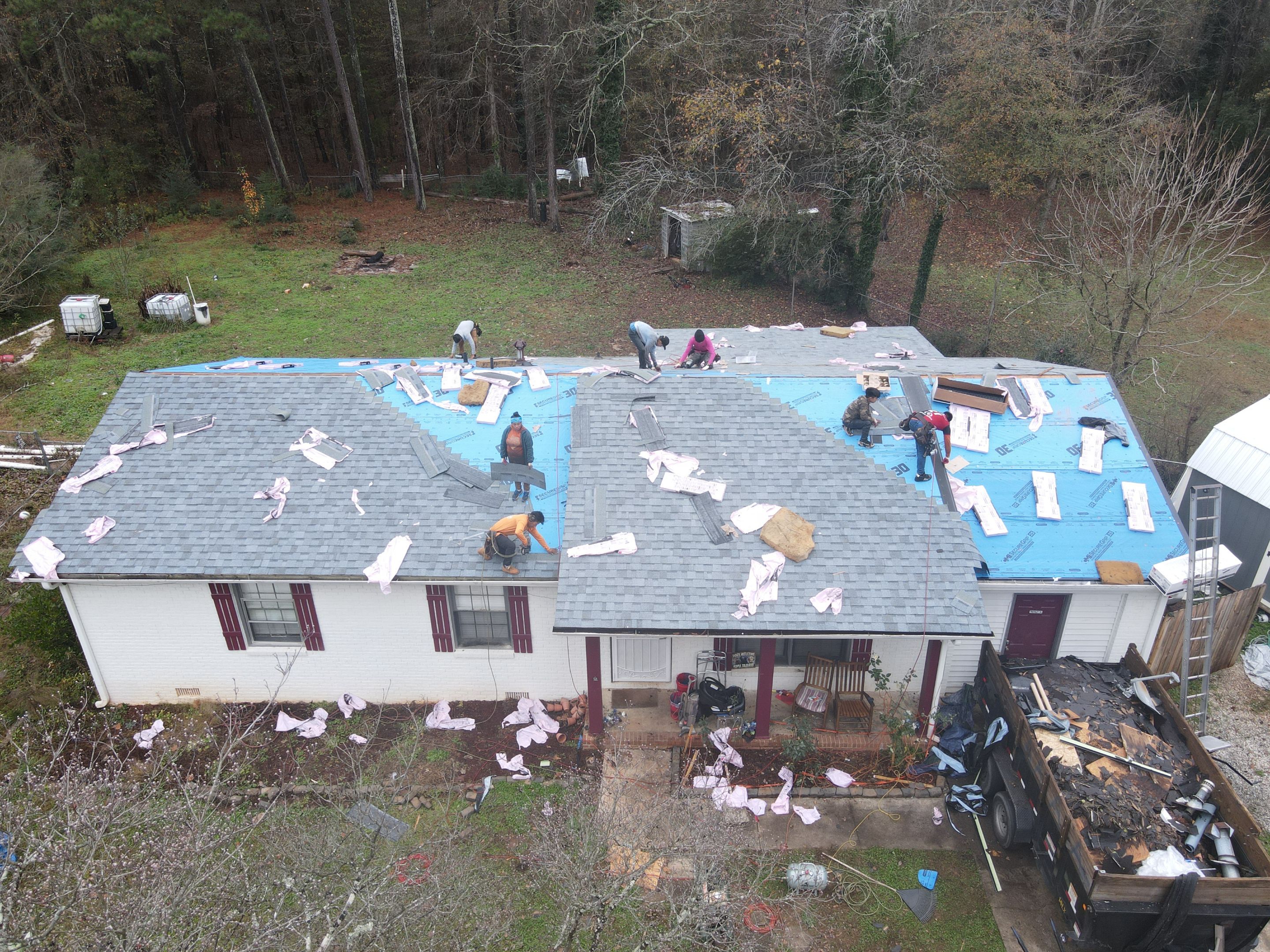 Residential Roofing Installation using Owens Corning by Inspector Roofing and Restoration