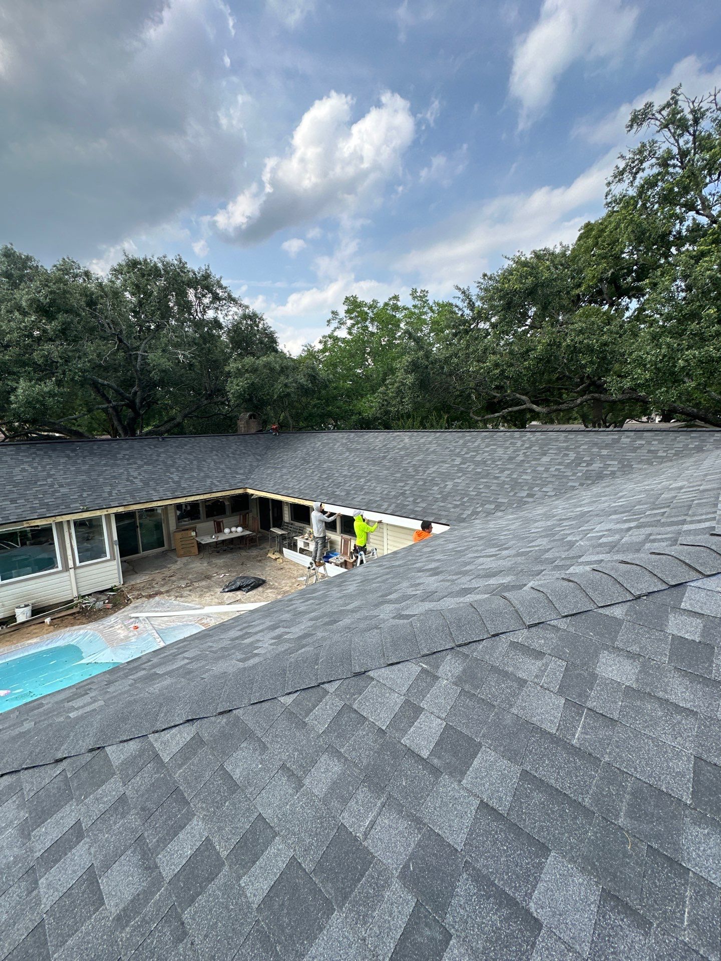 Project in Houston by Motion Roofing