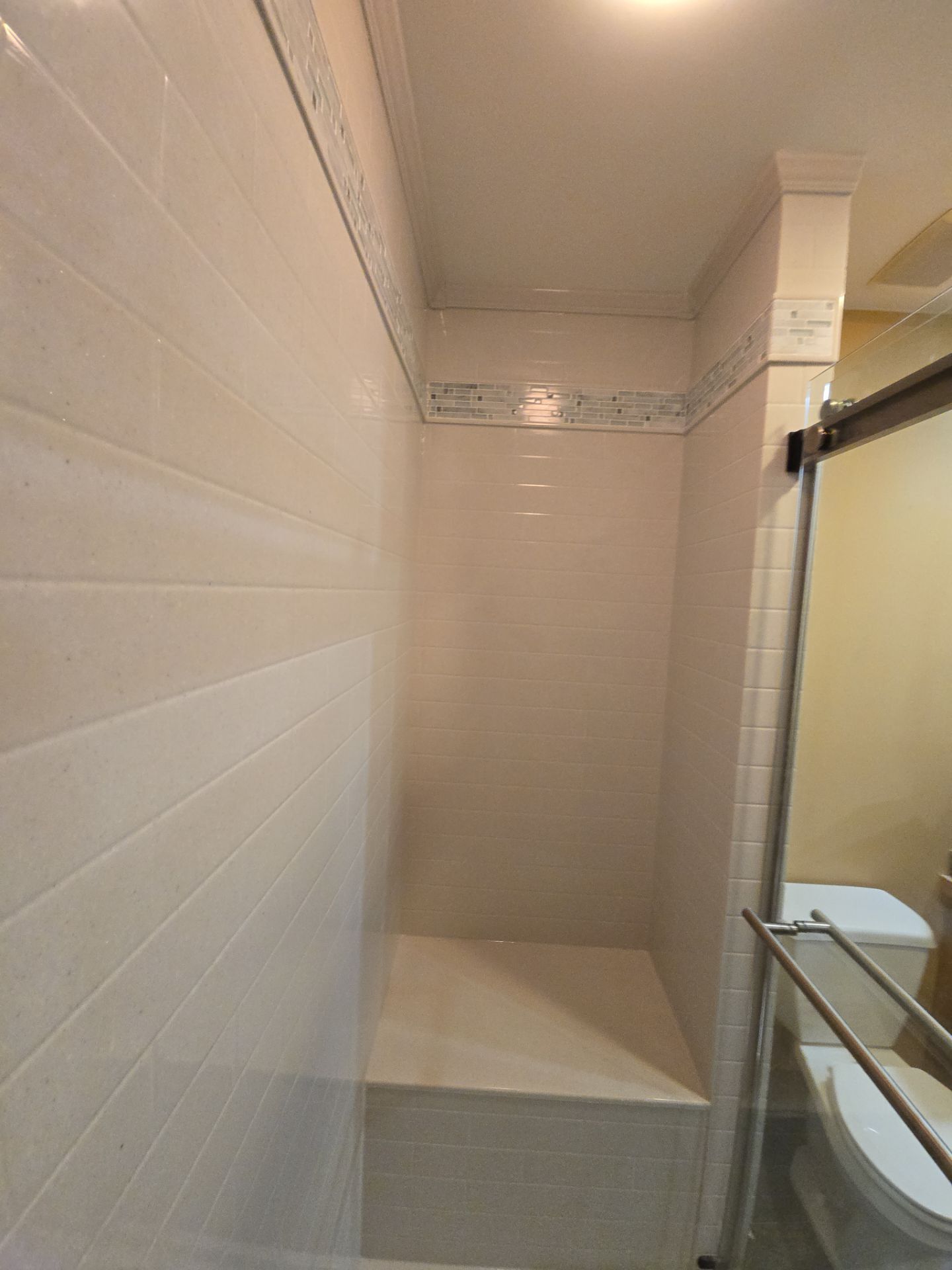 Onyx with Tile Inlay by The Shower Company