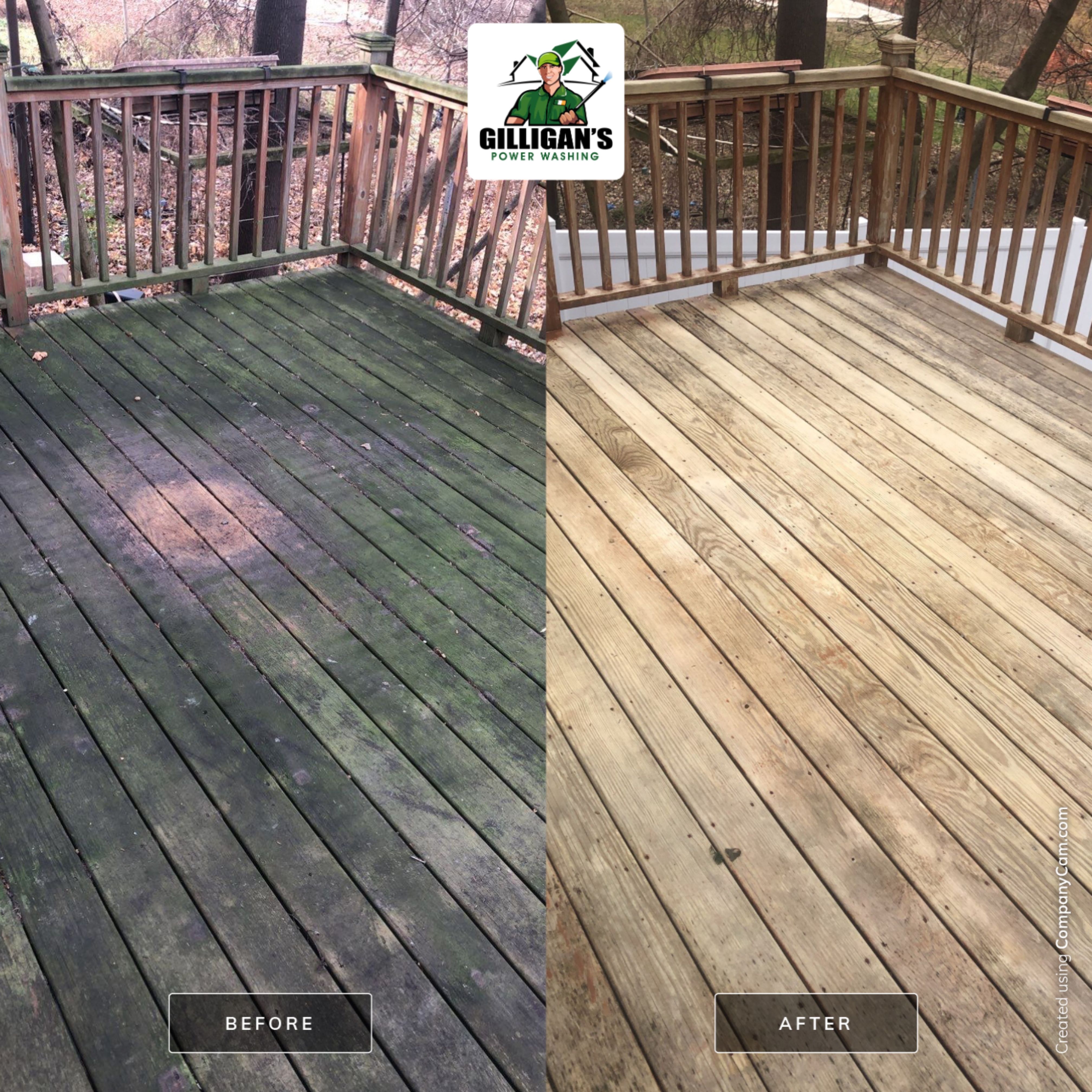 Exterior Cleaning using Softwashing by Gilligan’s Power washing