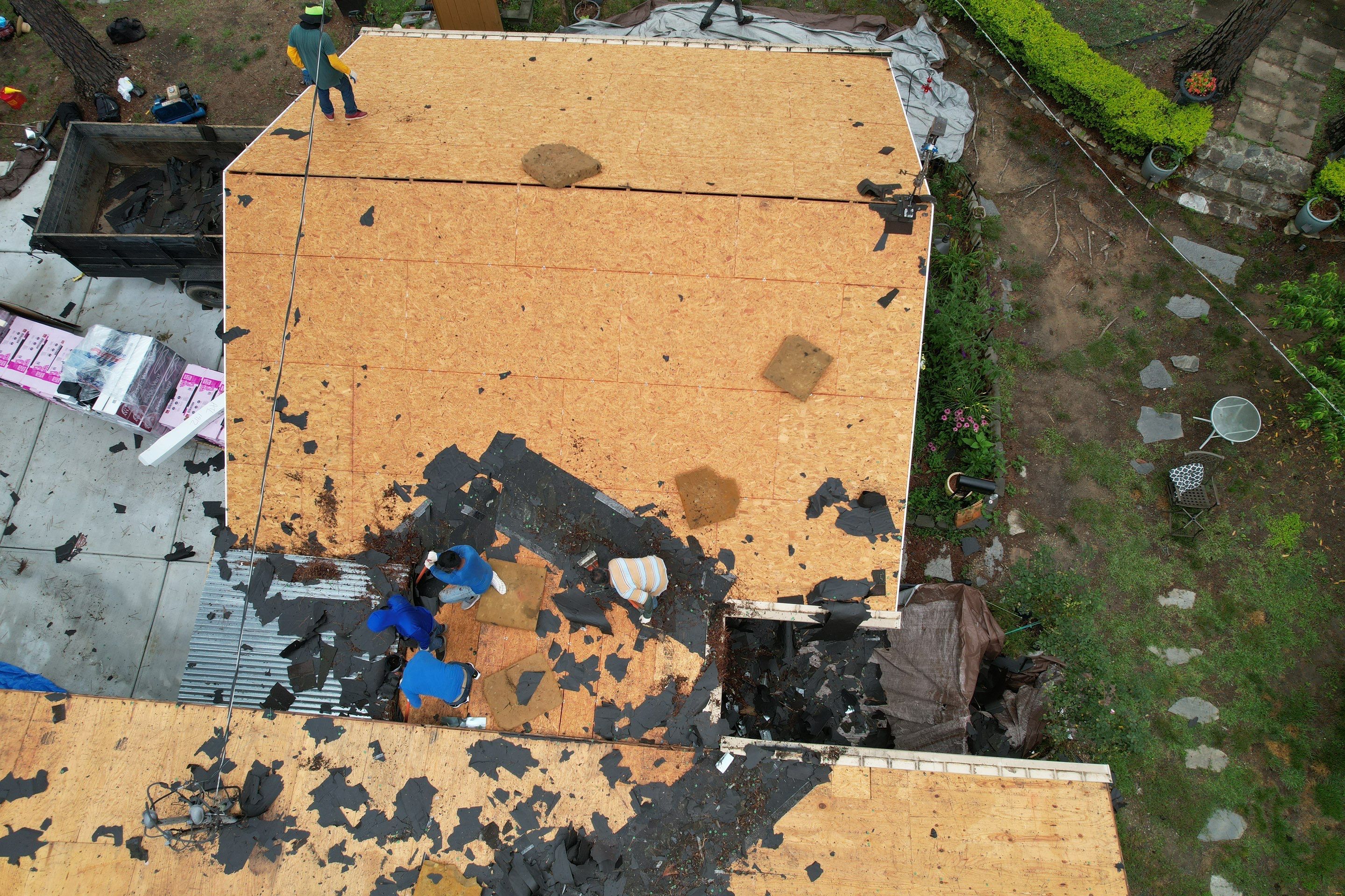 Residential Roofing Installation using Owens Corning by Inspector Roofing and Restoration