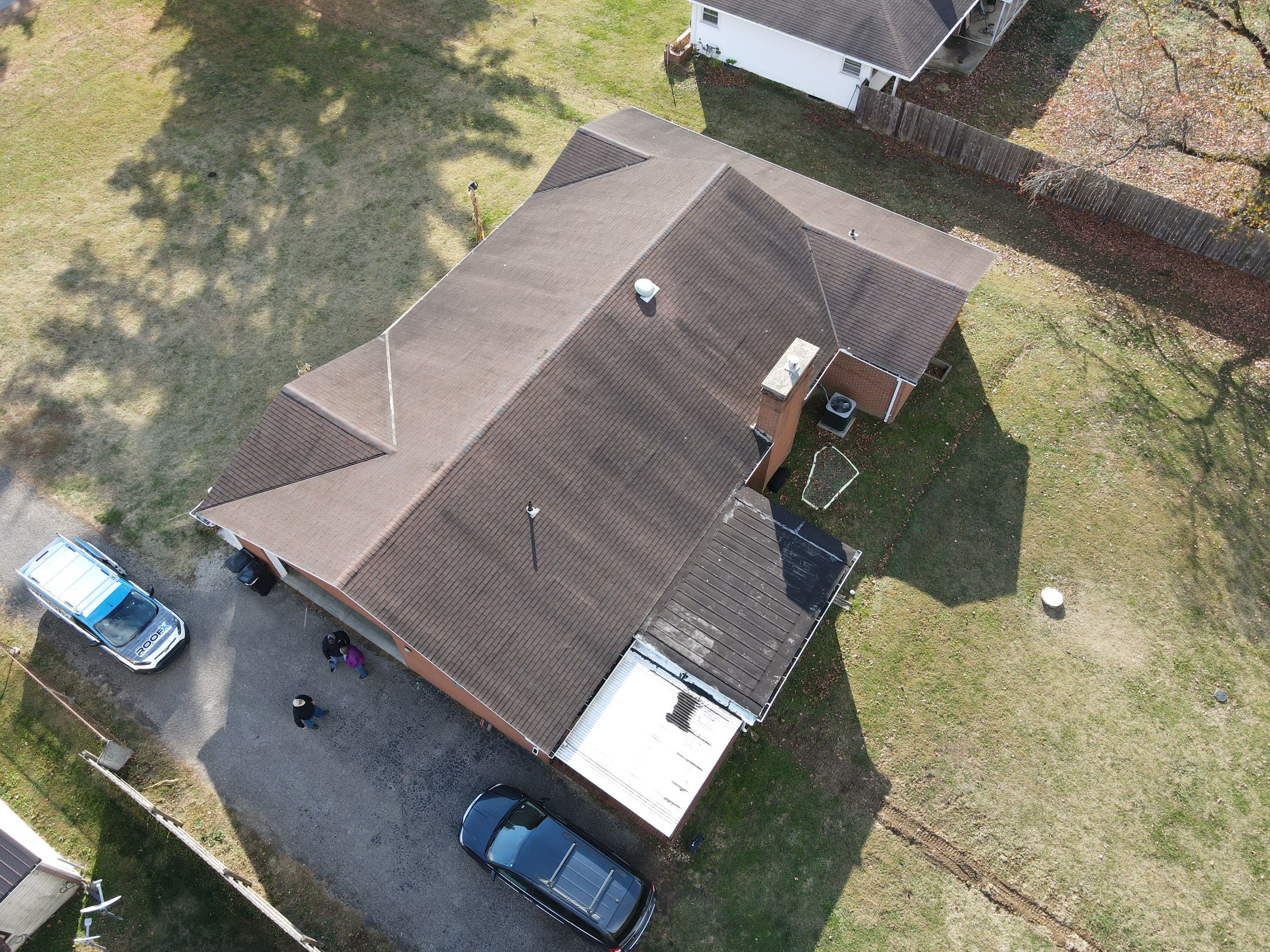Residential Roofing Installation using Perfromance Panel Metal - Black by RoofX 