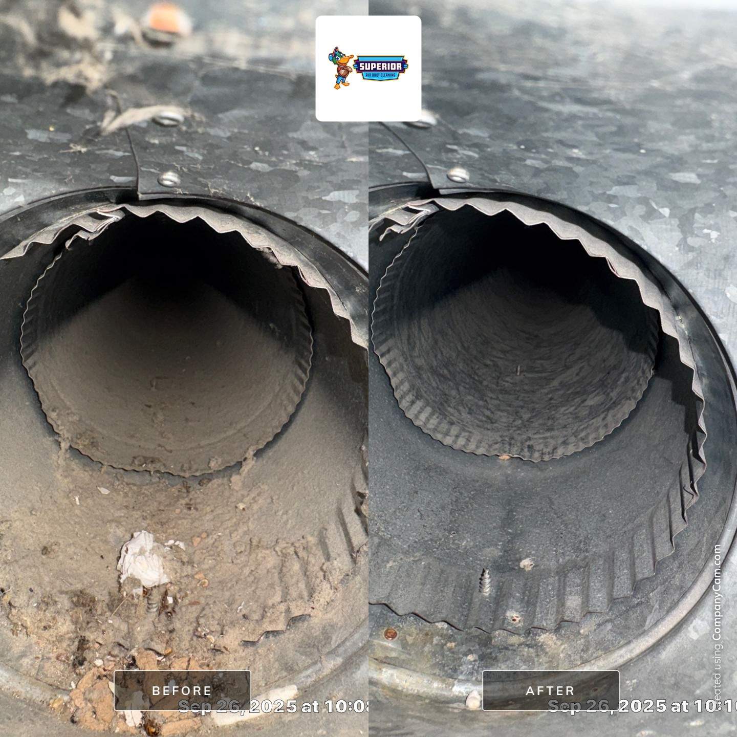 Air Duct Cleaning With a Vacuum Truck in Grove City, PA by Superior Air Duct Cleaning