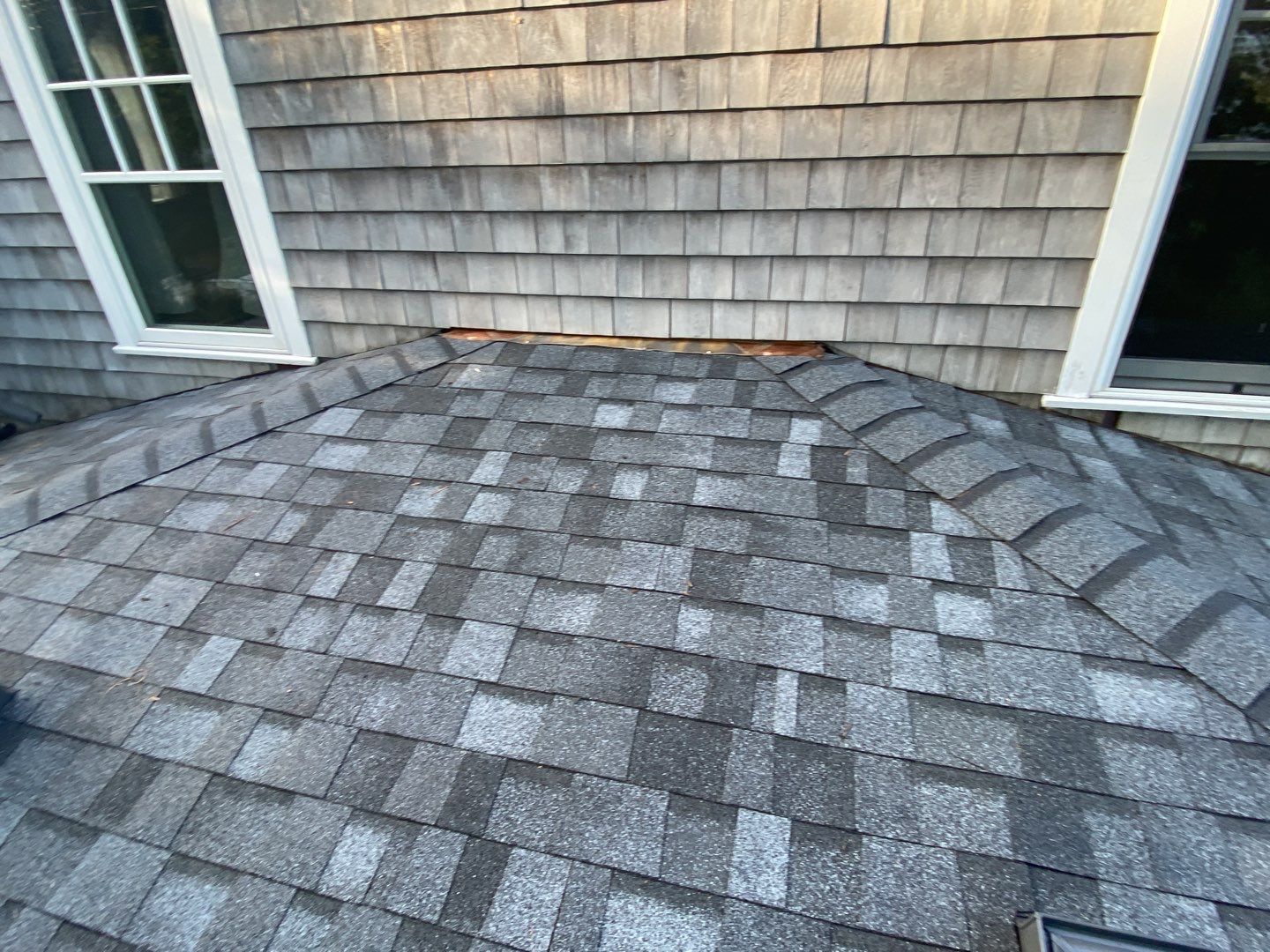 Residential Roofing Installation using Owens Corning Duration Slatestone Gray by A Plus Exterior