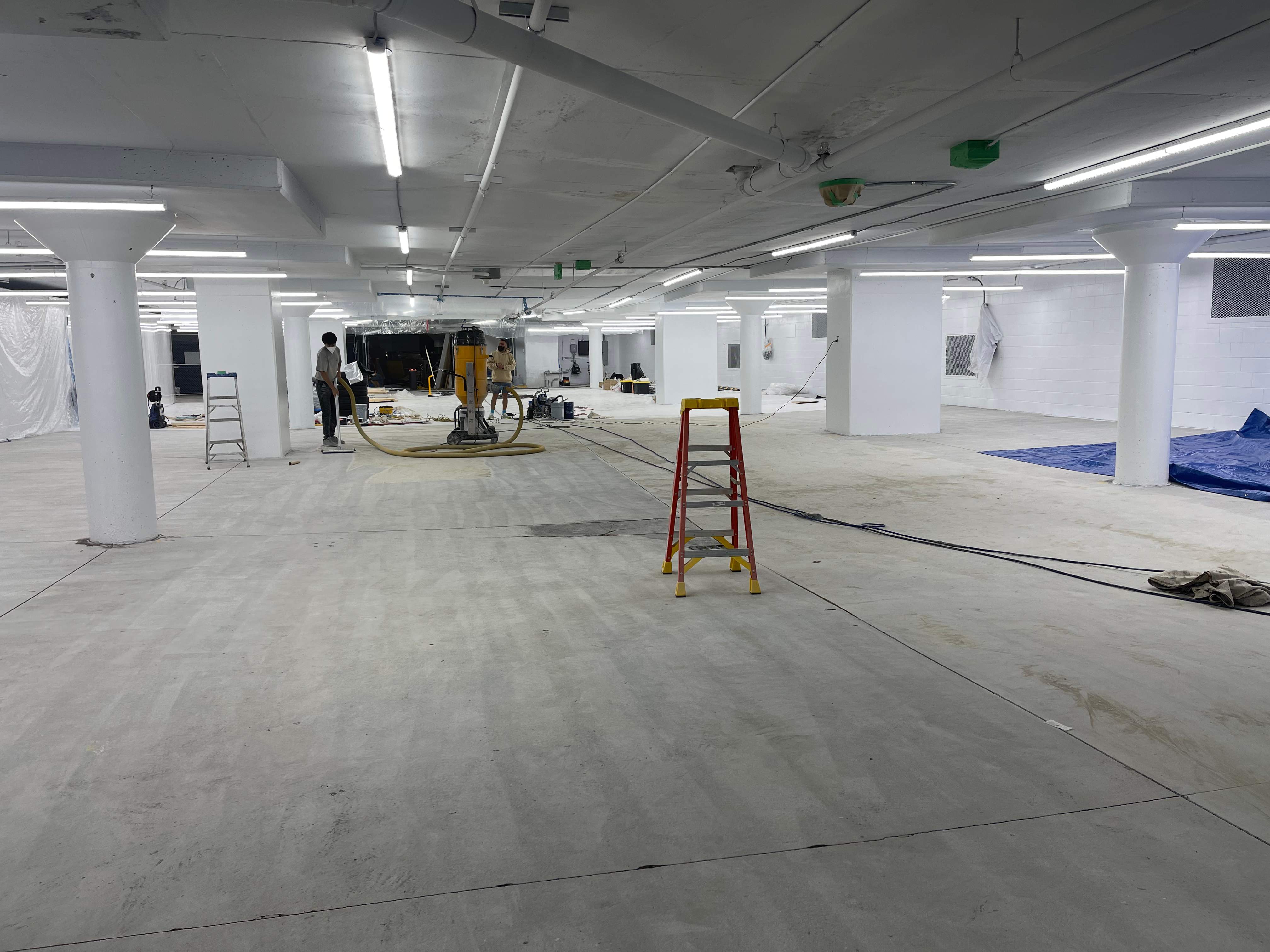 Commercial Ceiling Painting – Downtown Location by YVR Construction Group