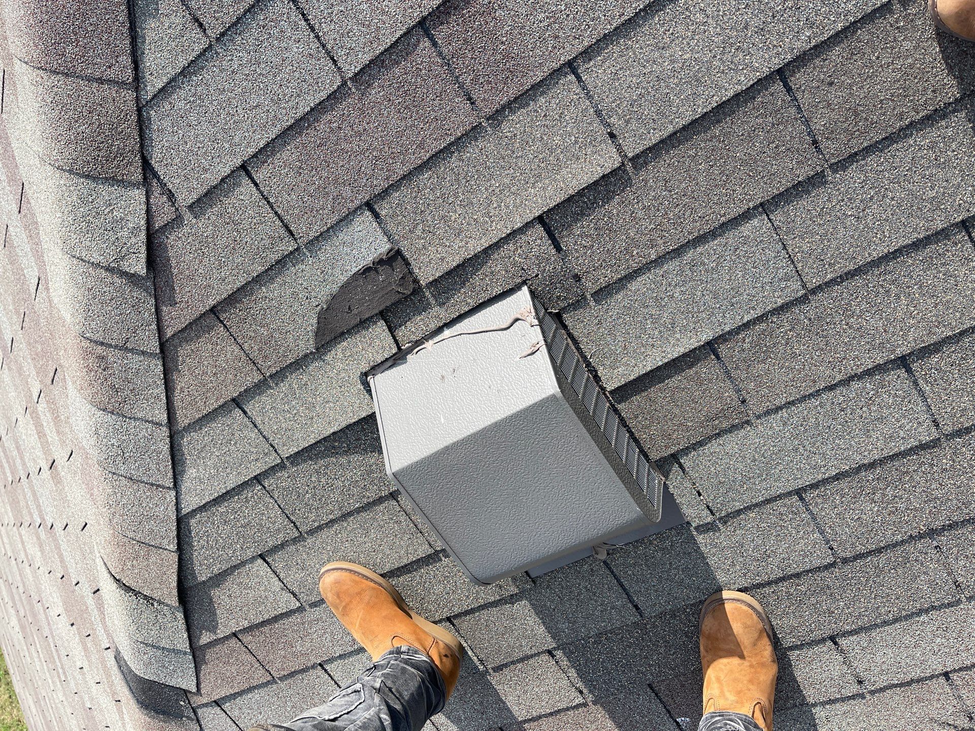 Hail Damage using Owen's Corning Duration (Lifetime) Shingles by Roof Repair Company