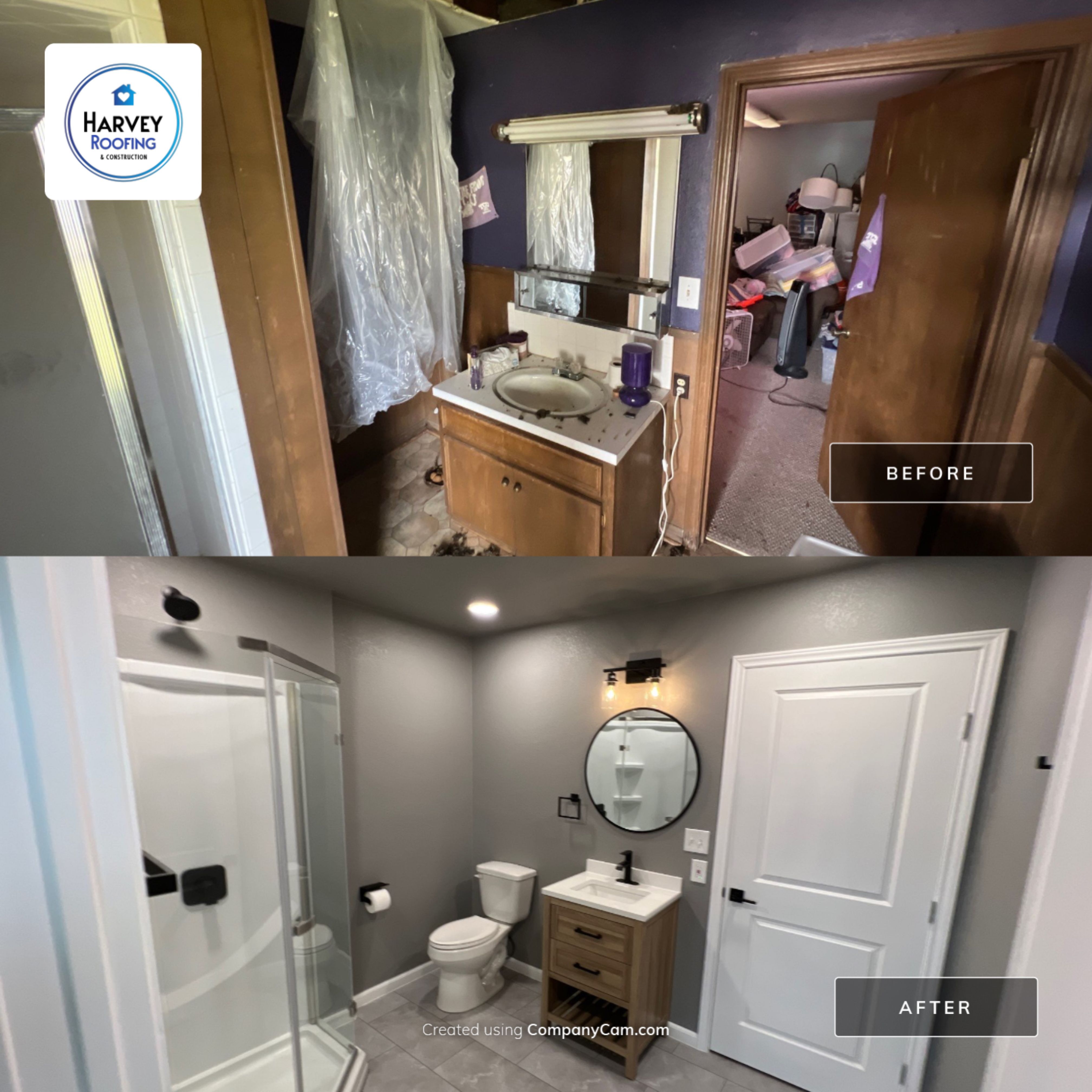 Interior & Exterior Remodel, Including Roof Replacement by Harvey Roofing & Construction