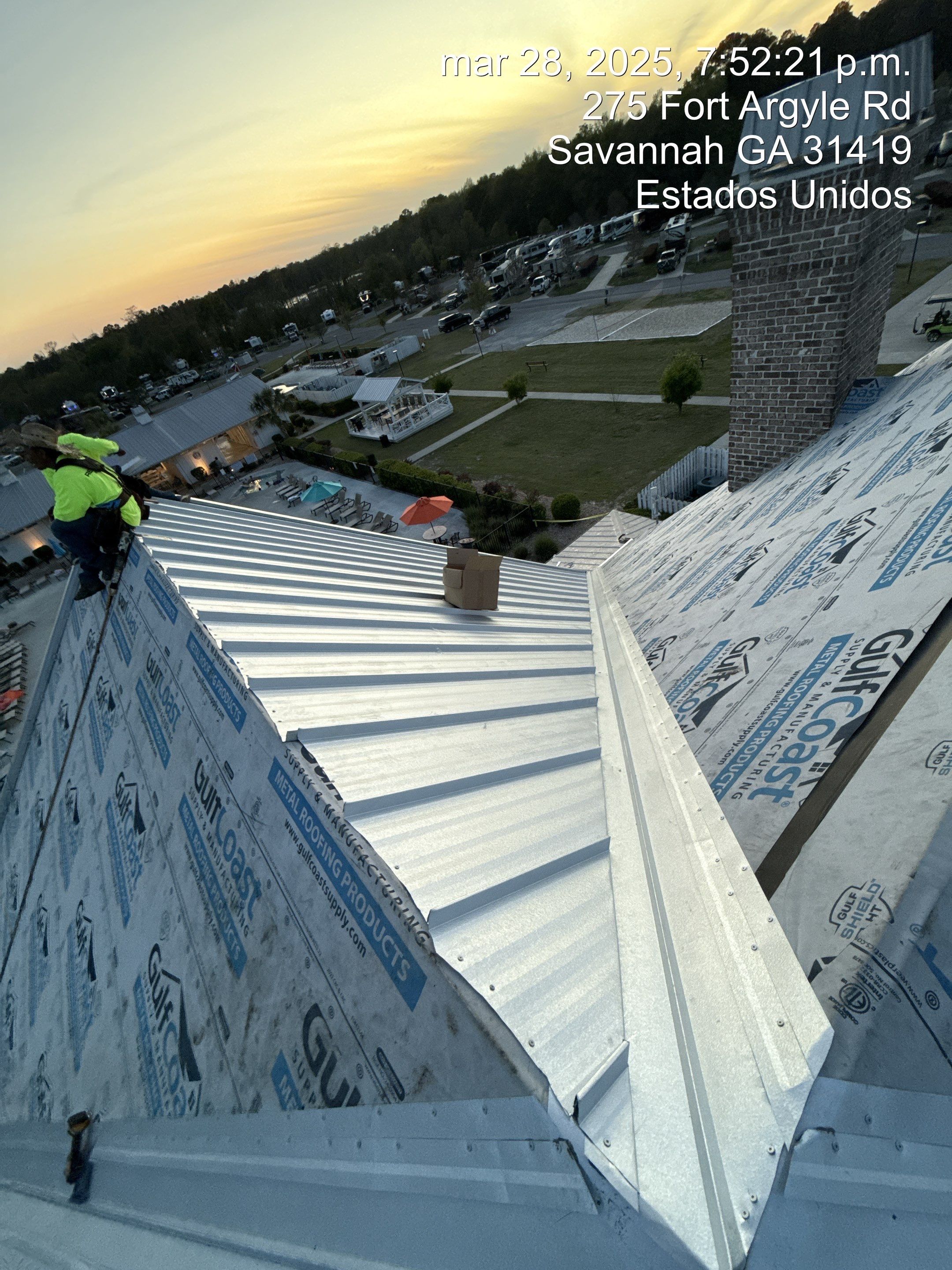 Arctic White Standing Seam by Reimagine Roofing
