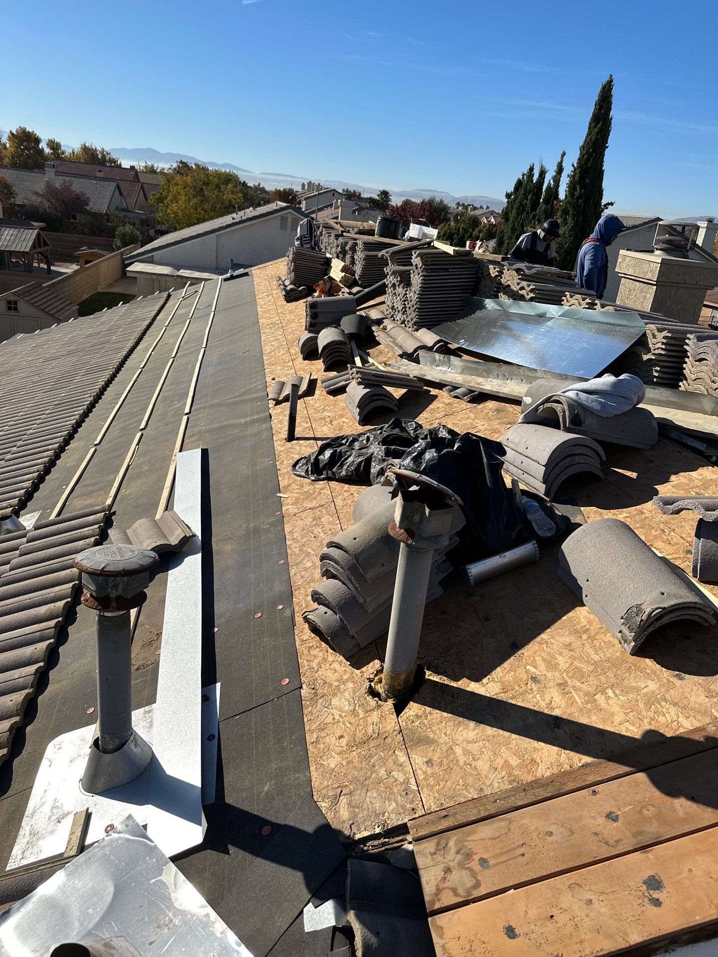 Tile Roof Reset Project - Lancaster CA 93535 by Epic Roof Replacement