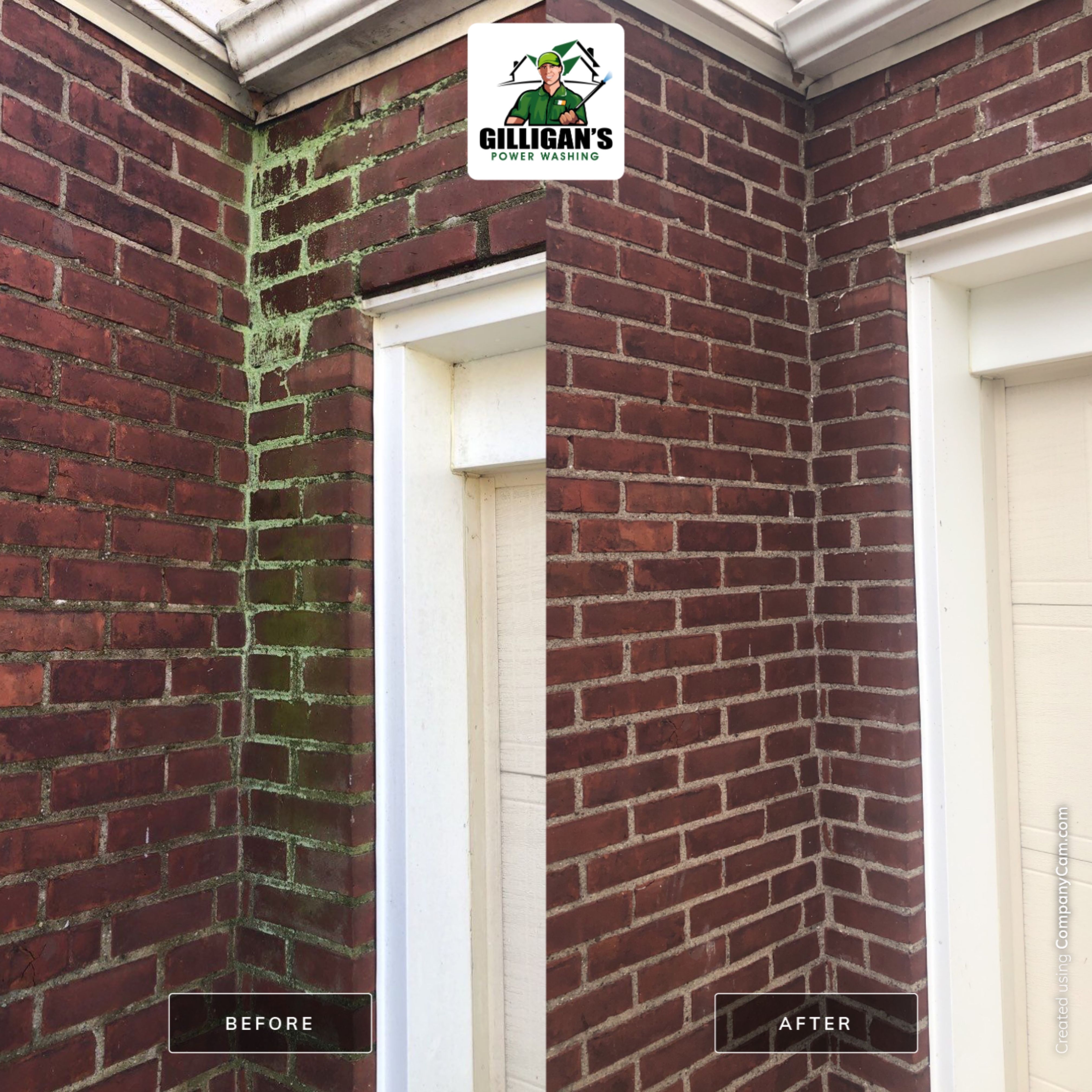 Exterior Cleaning using Softwashing by Gilligan’s Power washing