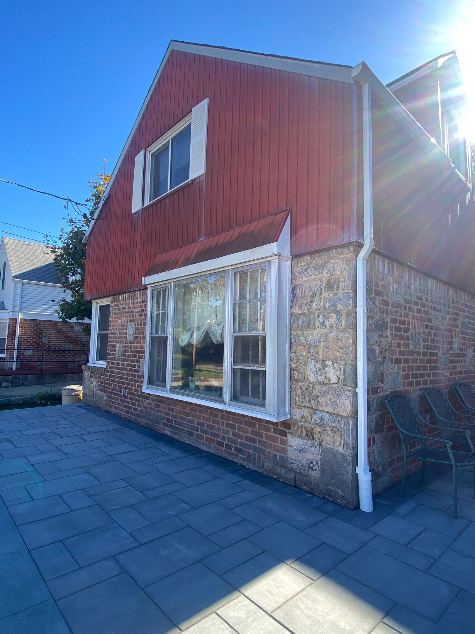 Remove and replaced old gutters and leaders. by Above All Gutters 