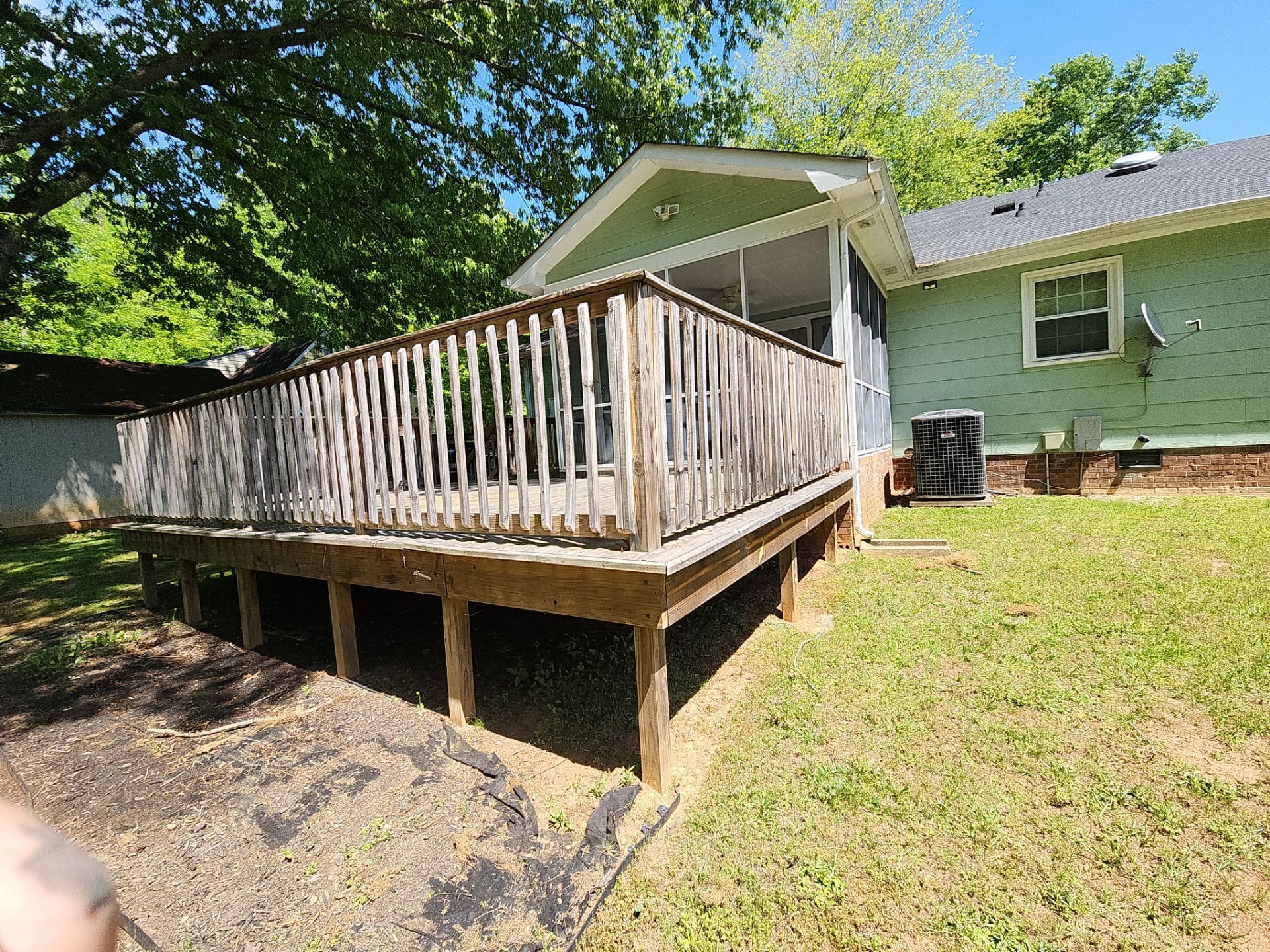 Weathered Deck using Wood Sealant by DuraSeal