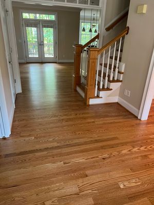 A beautiful refinishing project in The Oaks, Chapel Hill